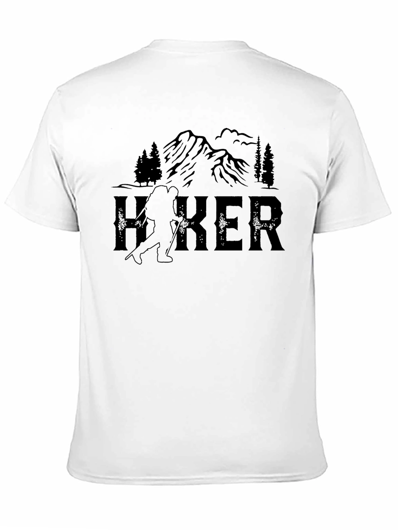 Hiker Mountain Graphic Tee - Outdoor Adventure Shirt