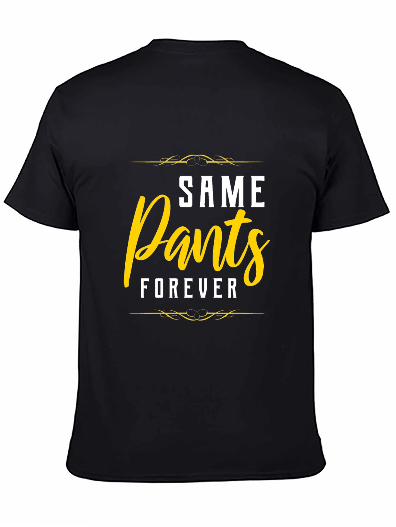 Same Pants Forever Graphic Tee - Black