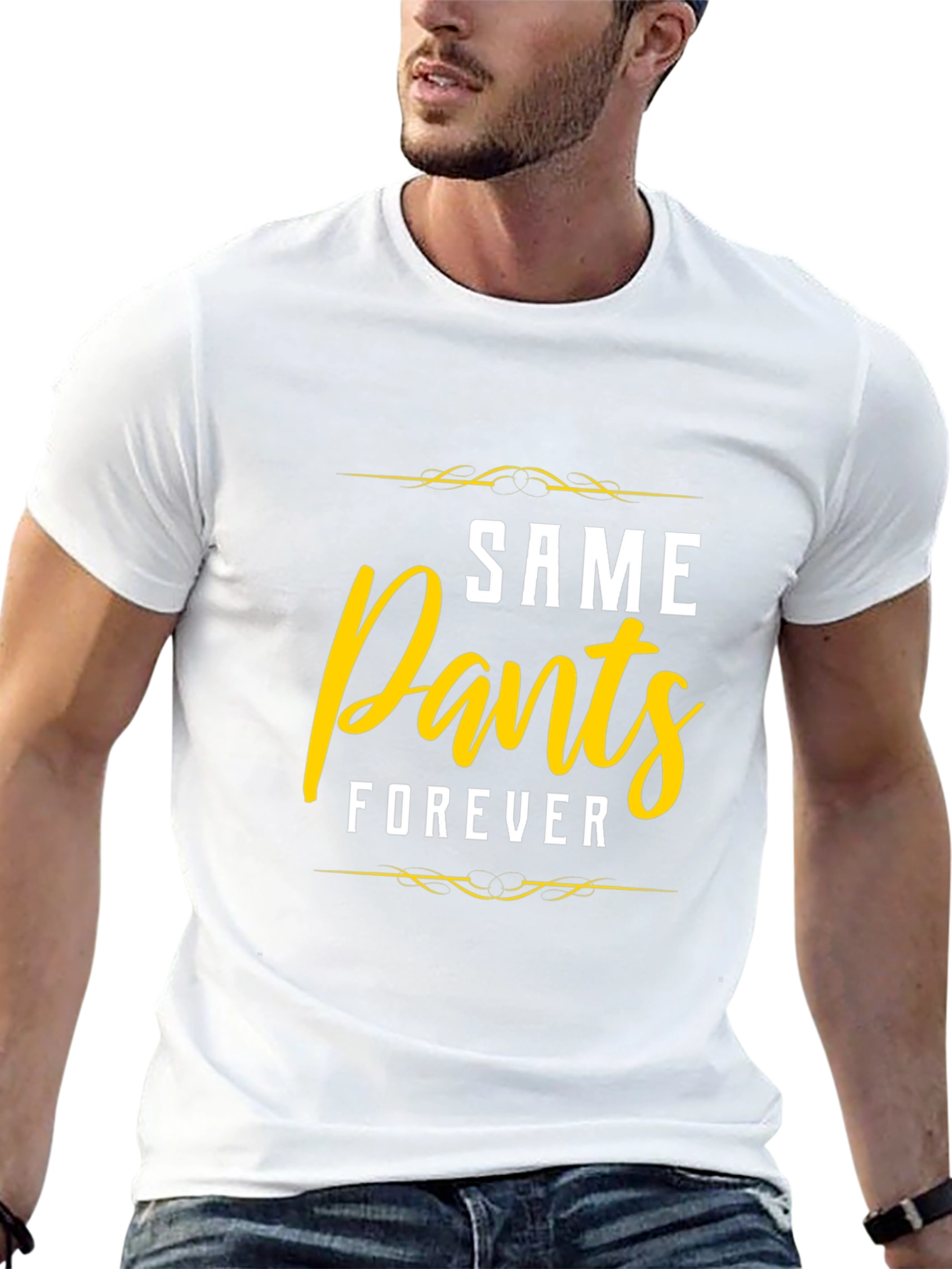 Same Pants Forever Graphic Tee - Black
