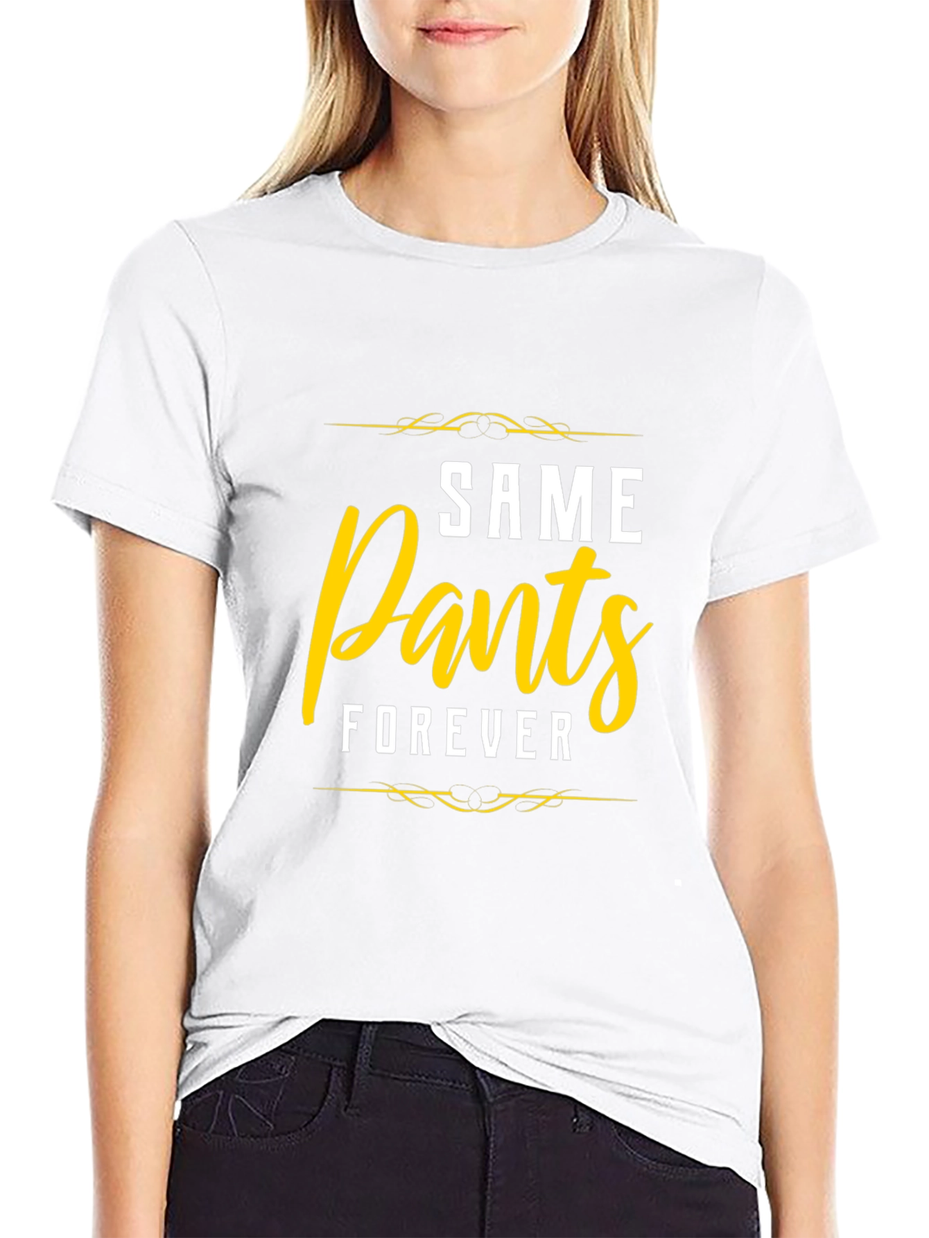 Same Pants Forever Graphic Tee - Black