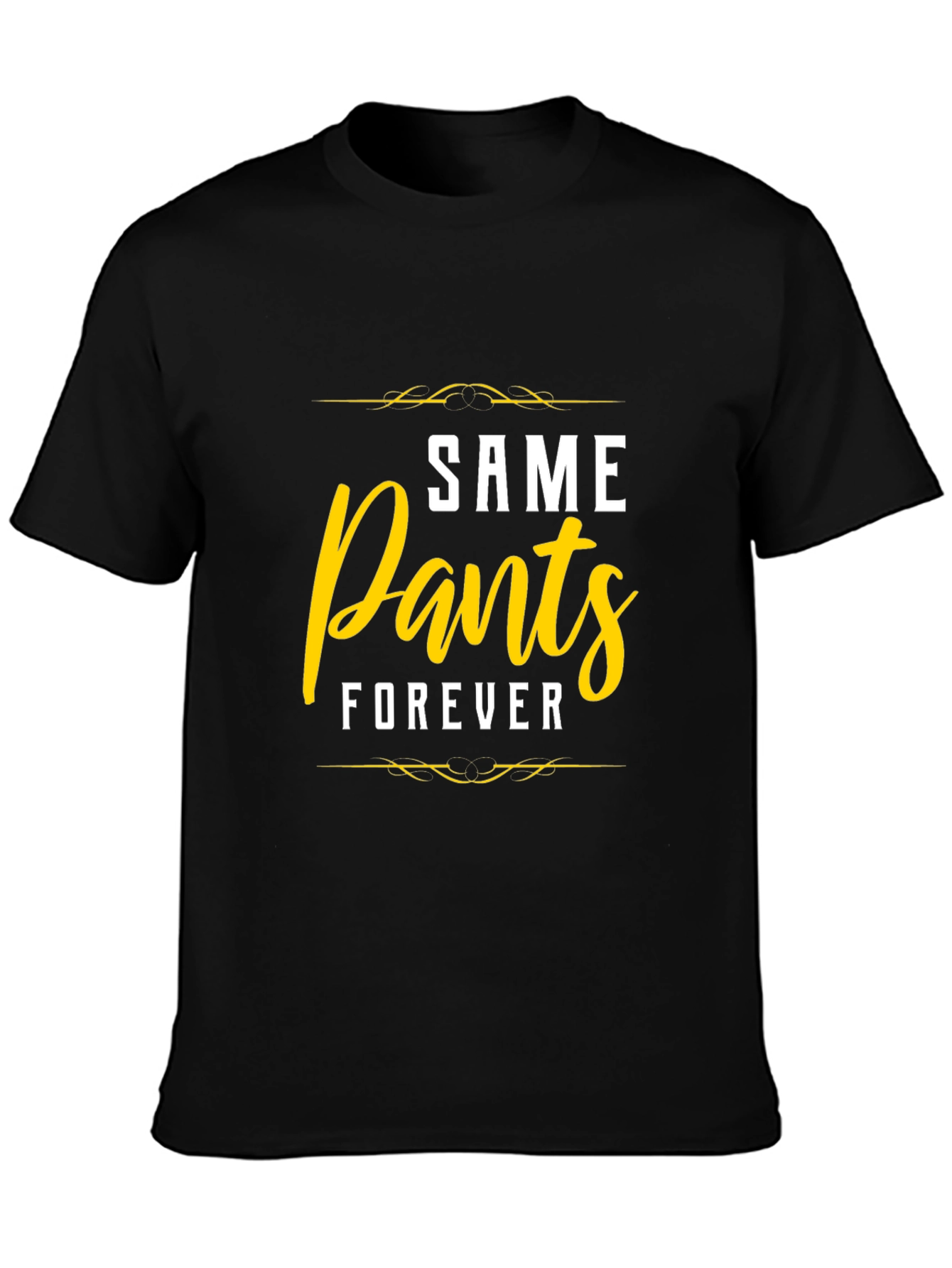 Same Pants Forever Graphic Tee - Black