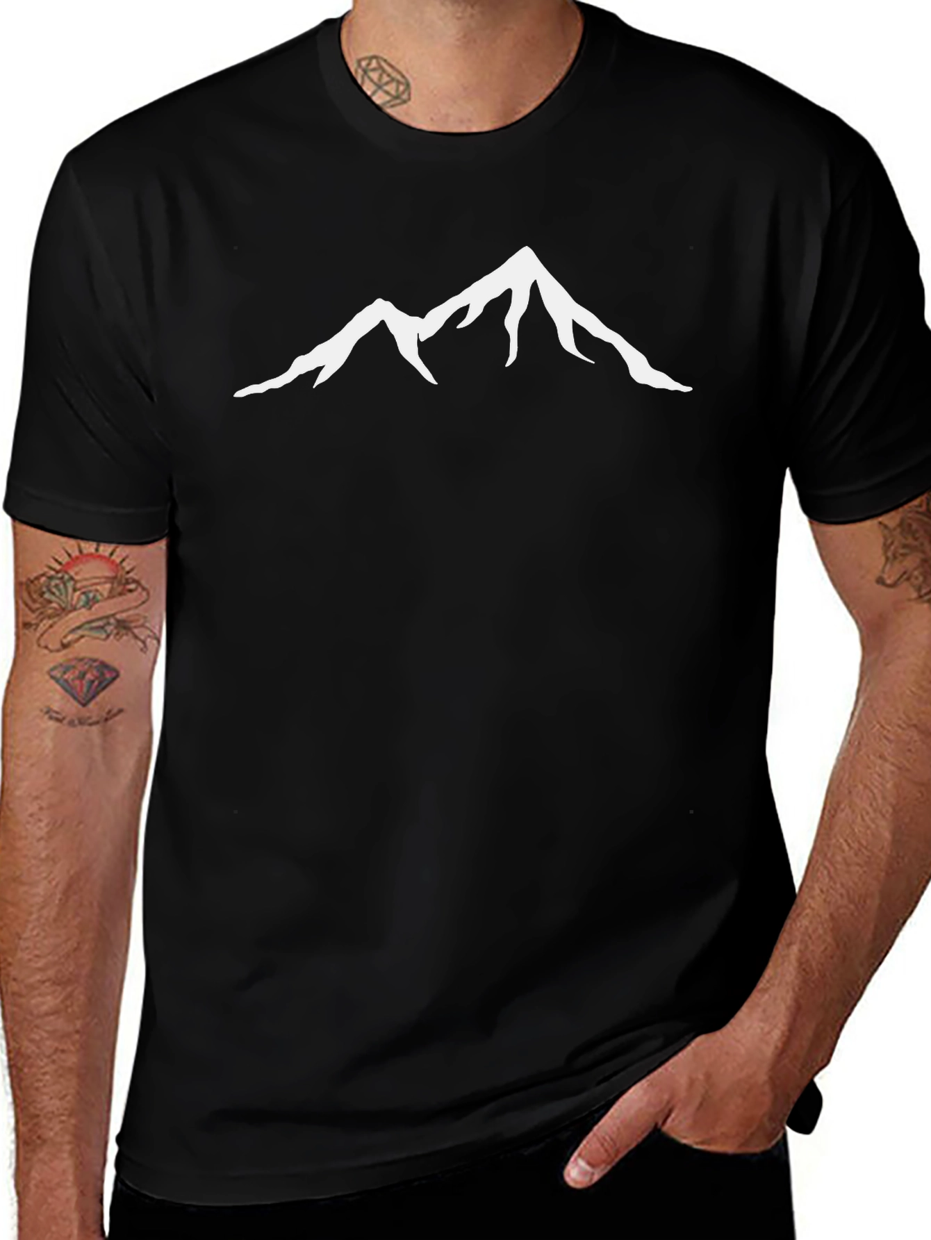Mountain Peak Graphic Tee - Adventure Ready Comfort