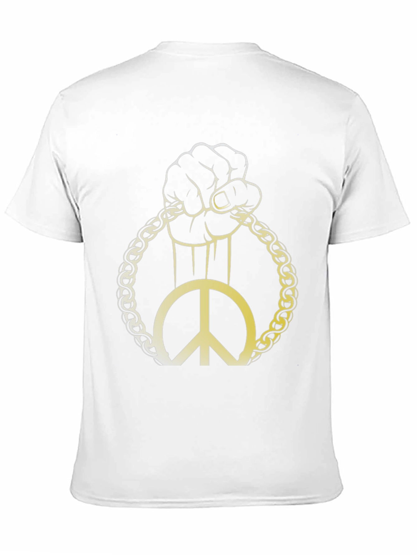 Peace Symbol Graphic Tee - Black