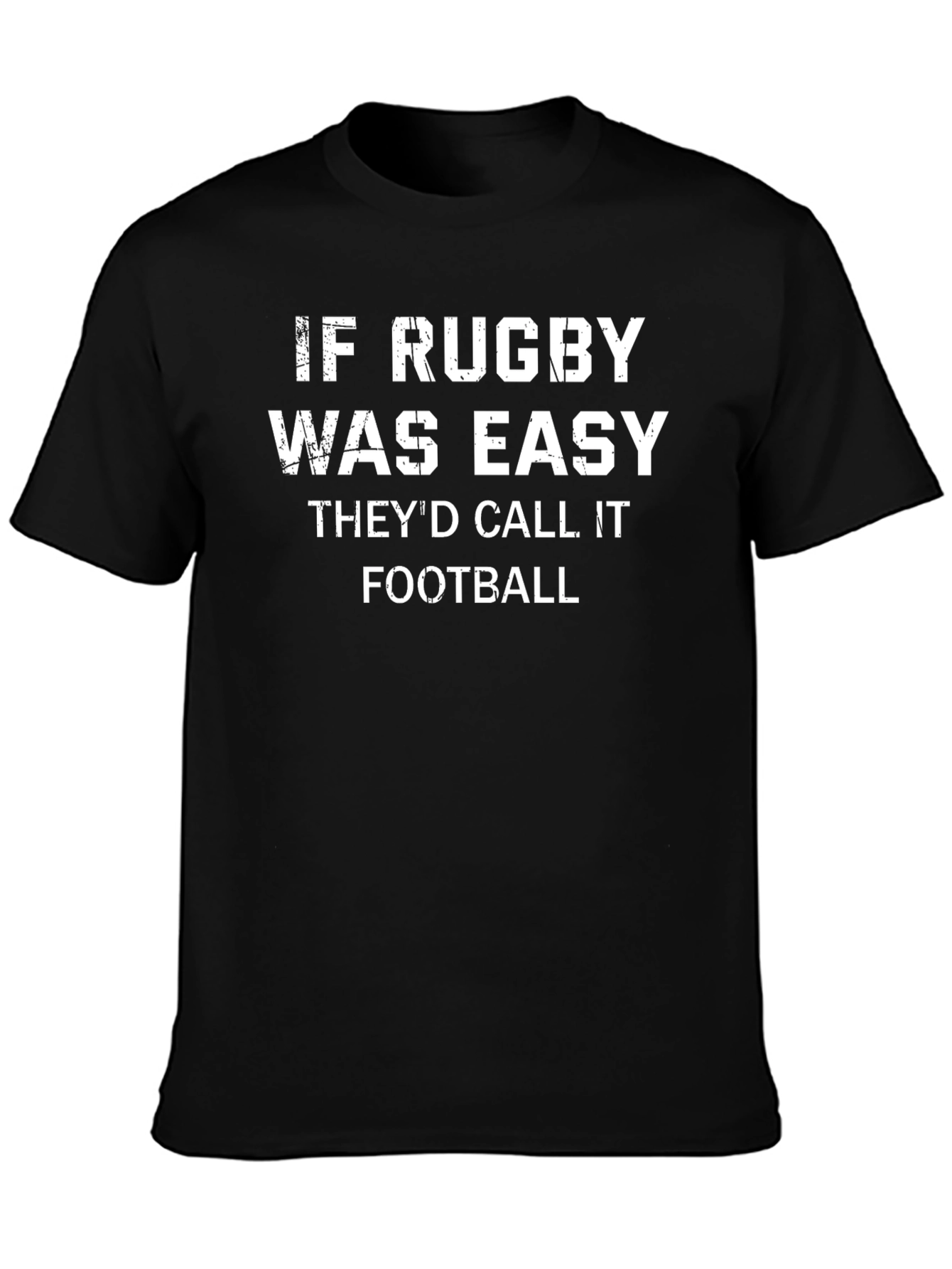 Rugby vs Football Graphic T-Shirt