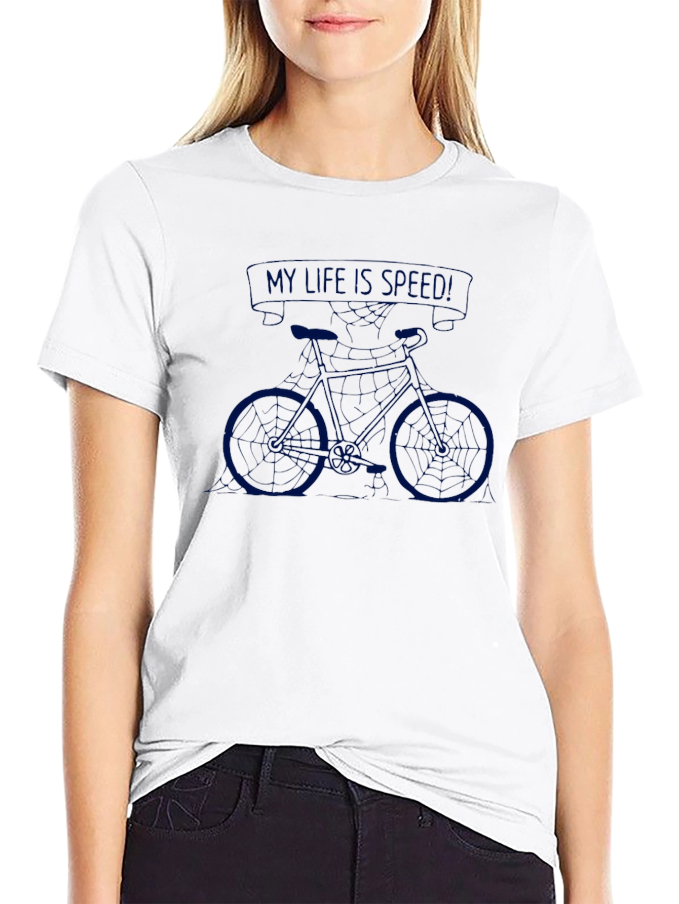 My Life is Speedy Graphic T-Shirt - Black
