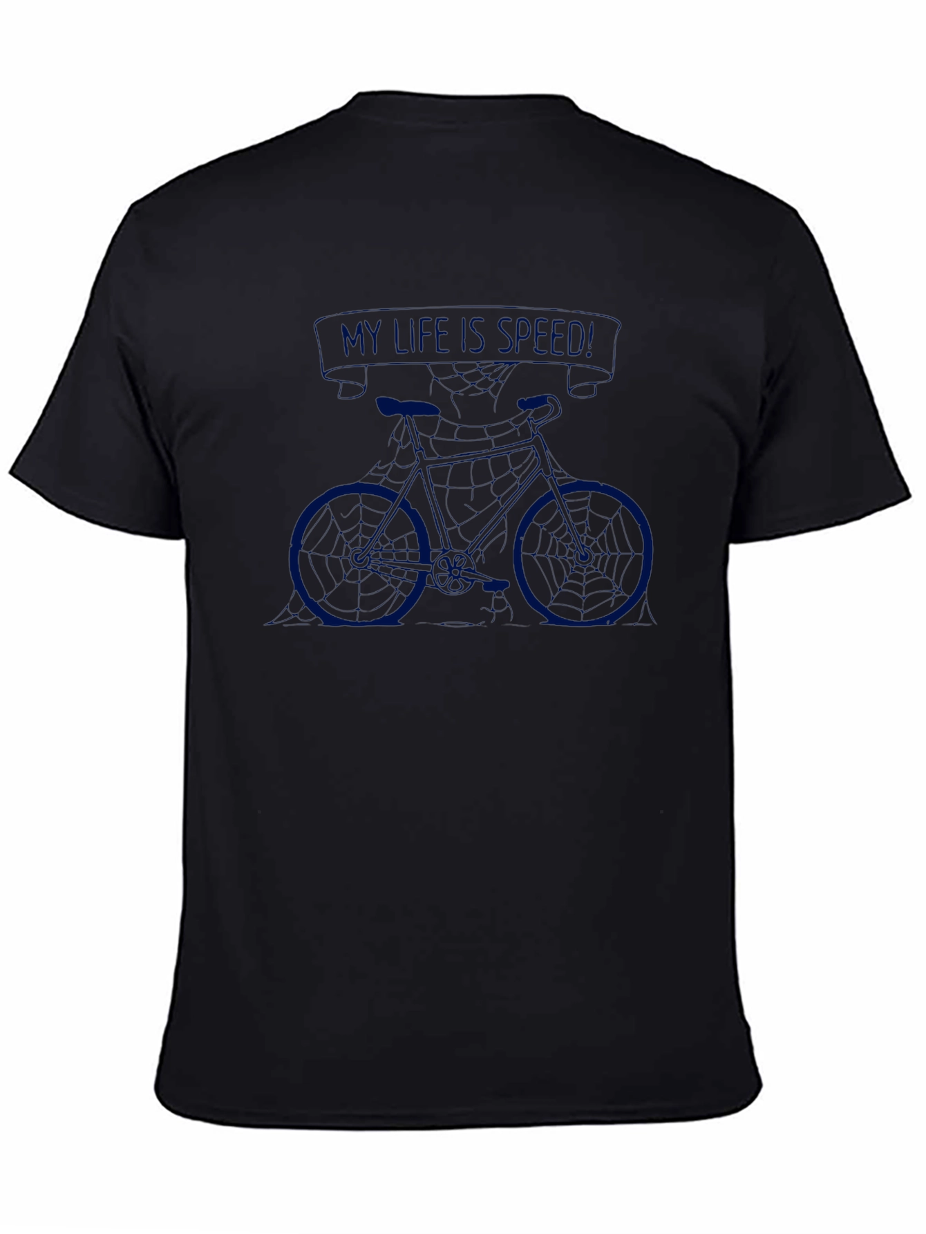 My Life is Speedy Graphic T-Shirt - Black