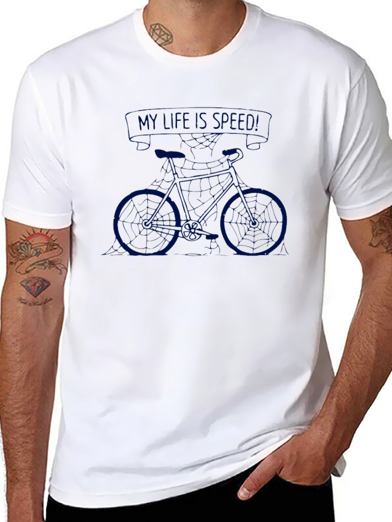 My Life is Speedy Graphic T-Shirt - Black