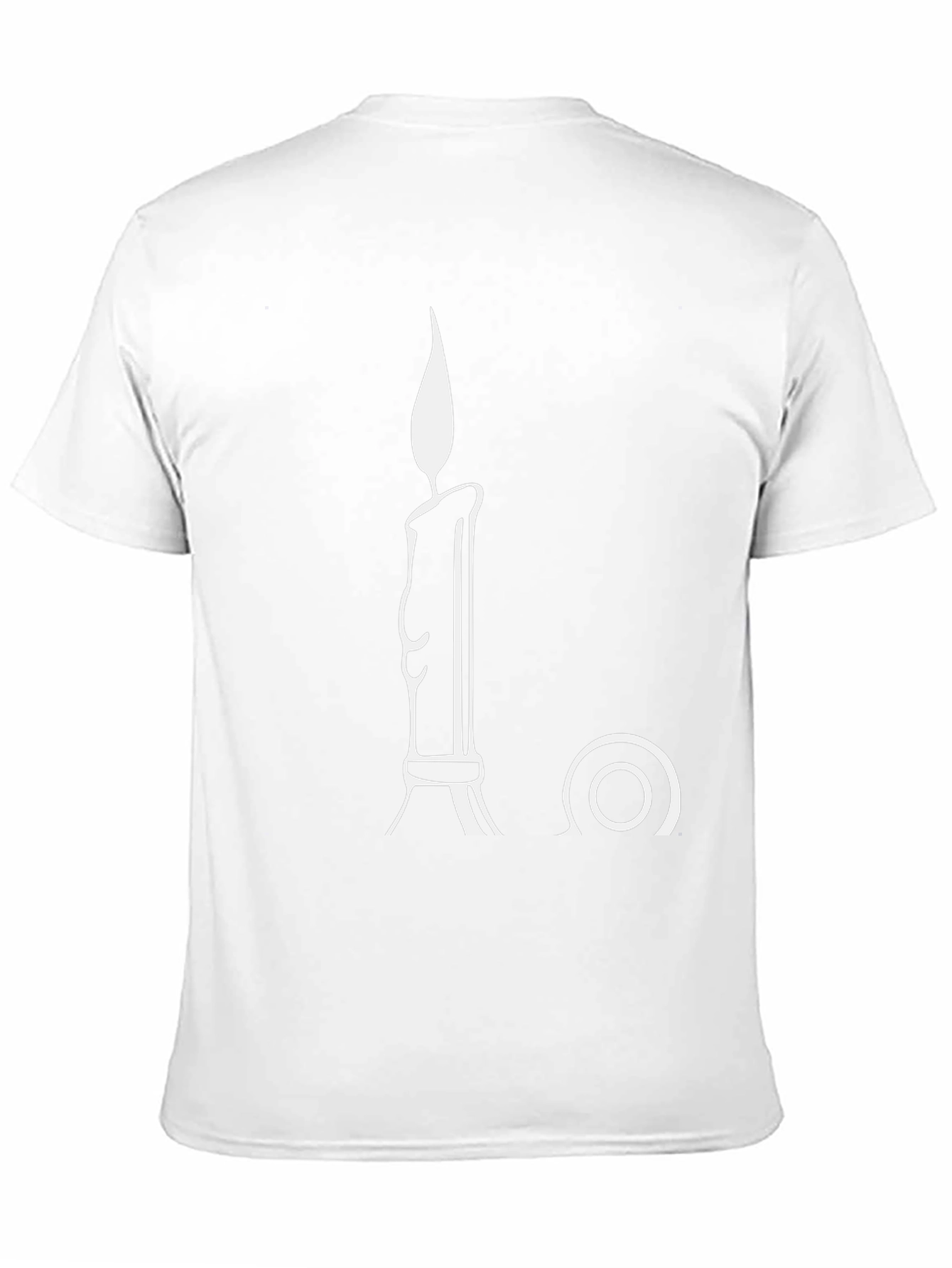 Candle Graphic Black T-Shirt