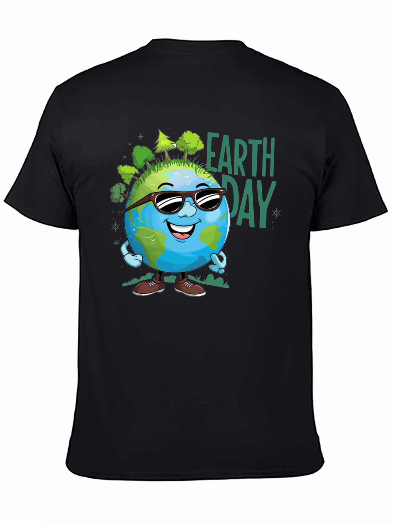 Earth Day Cartoon Graphic Tee
