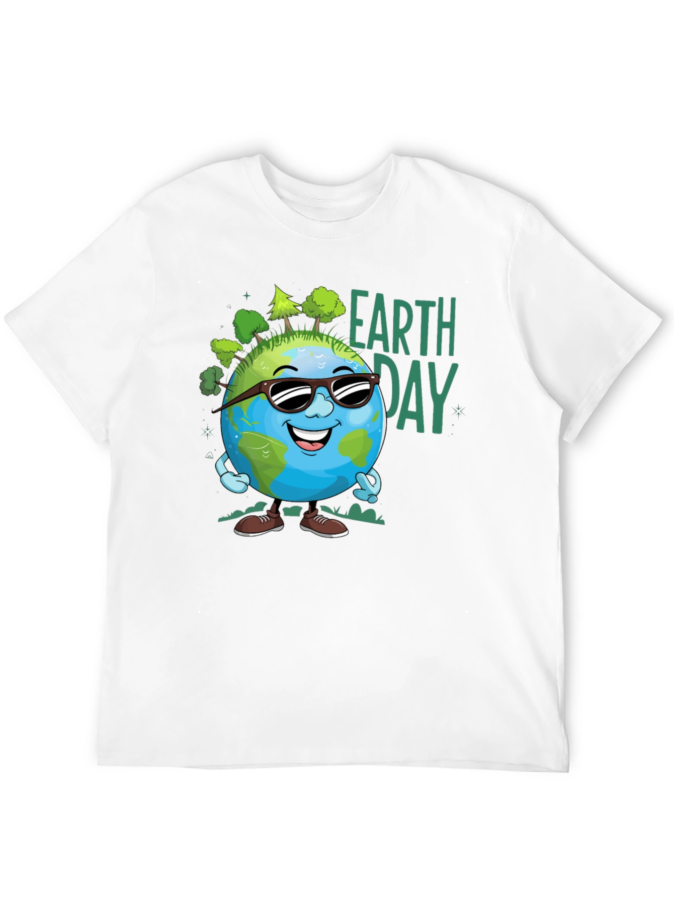 Earth Day Cartoon Graphic Tee