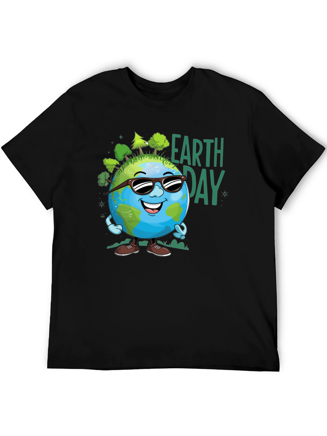 Earth Day Cartoon Graphic Tee