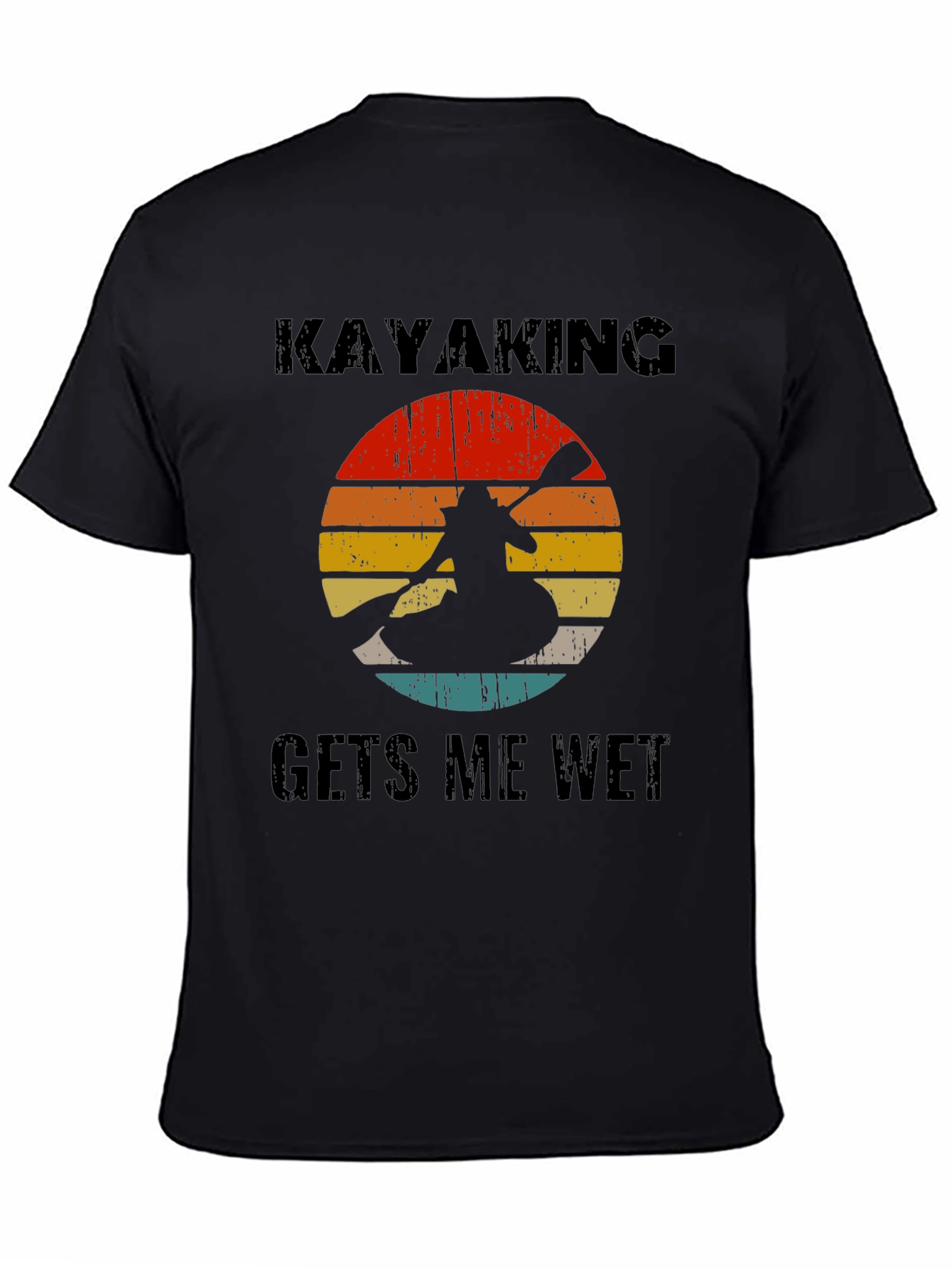 Kayaking Gets Me Wet T-Shirt Retro Design