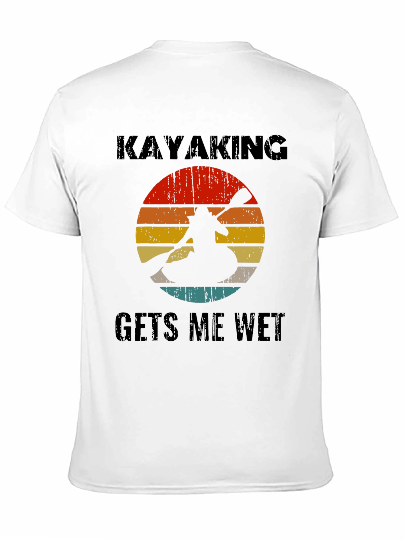Kayaking Gets Me Wet T-Shirt Retro Design
