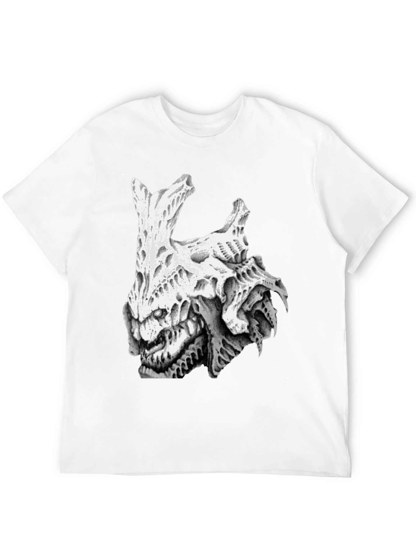 Monster Graphic Print Black Tee