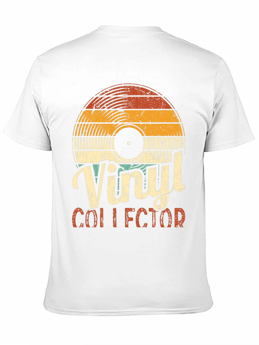 Retro Vinyl Record Collector Graphic T-Shirt
