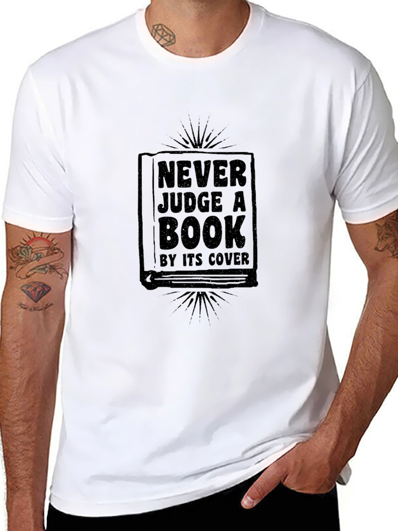 Never Judge a Book T-Shirt