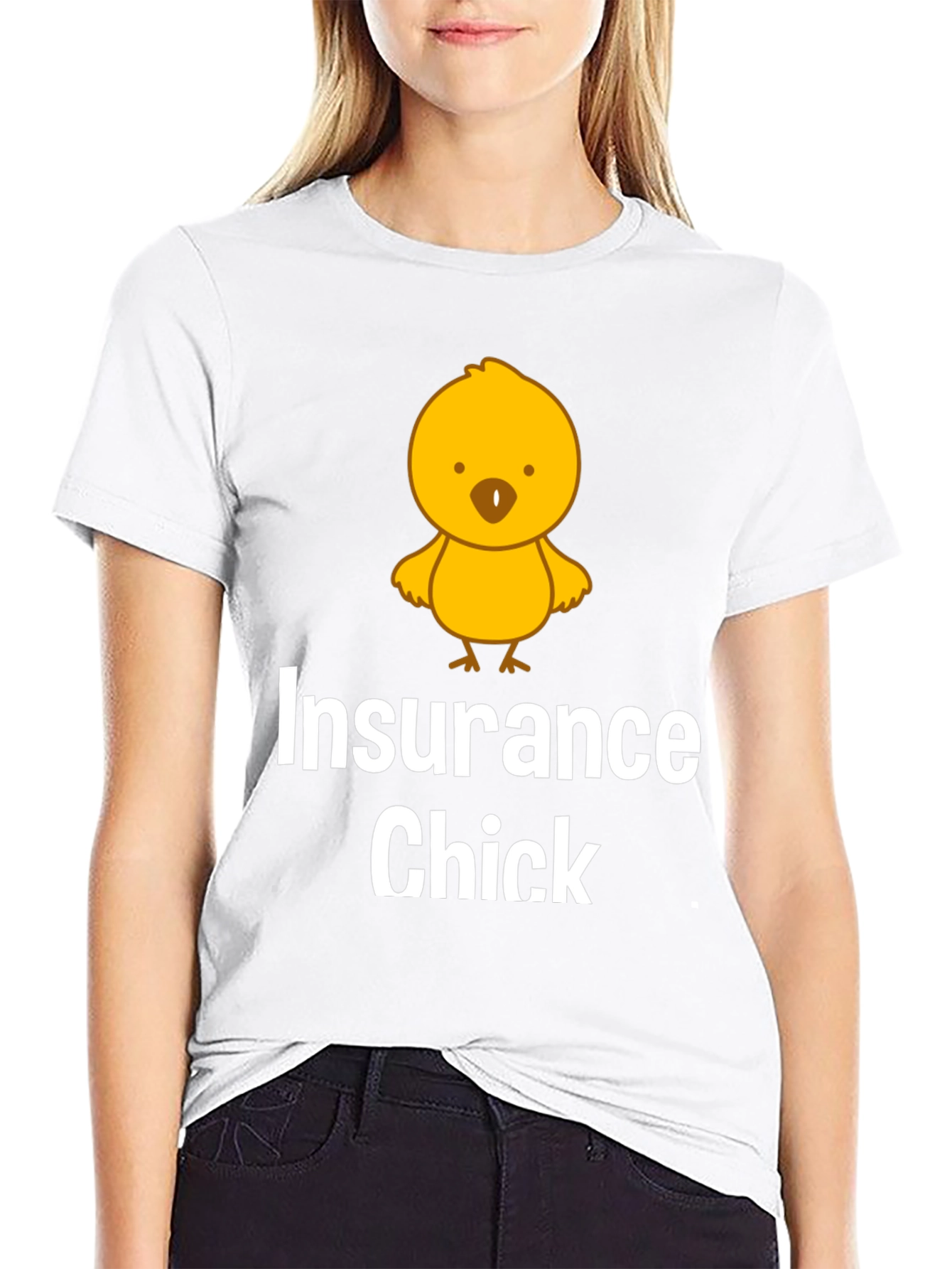 Insurance Chick T-Shirt Funny Gift