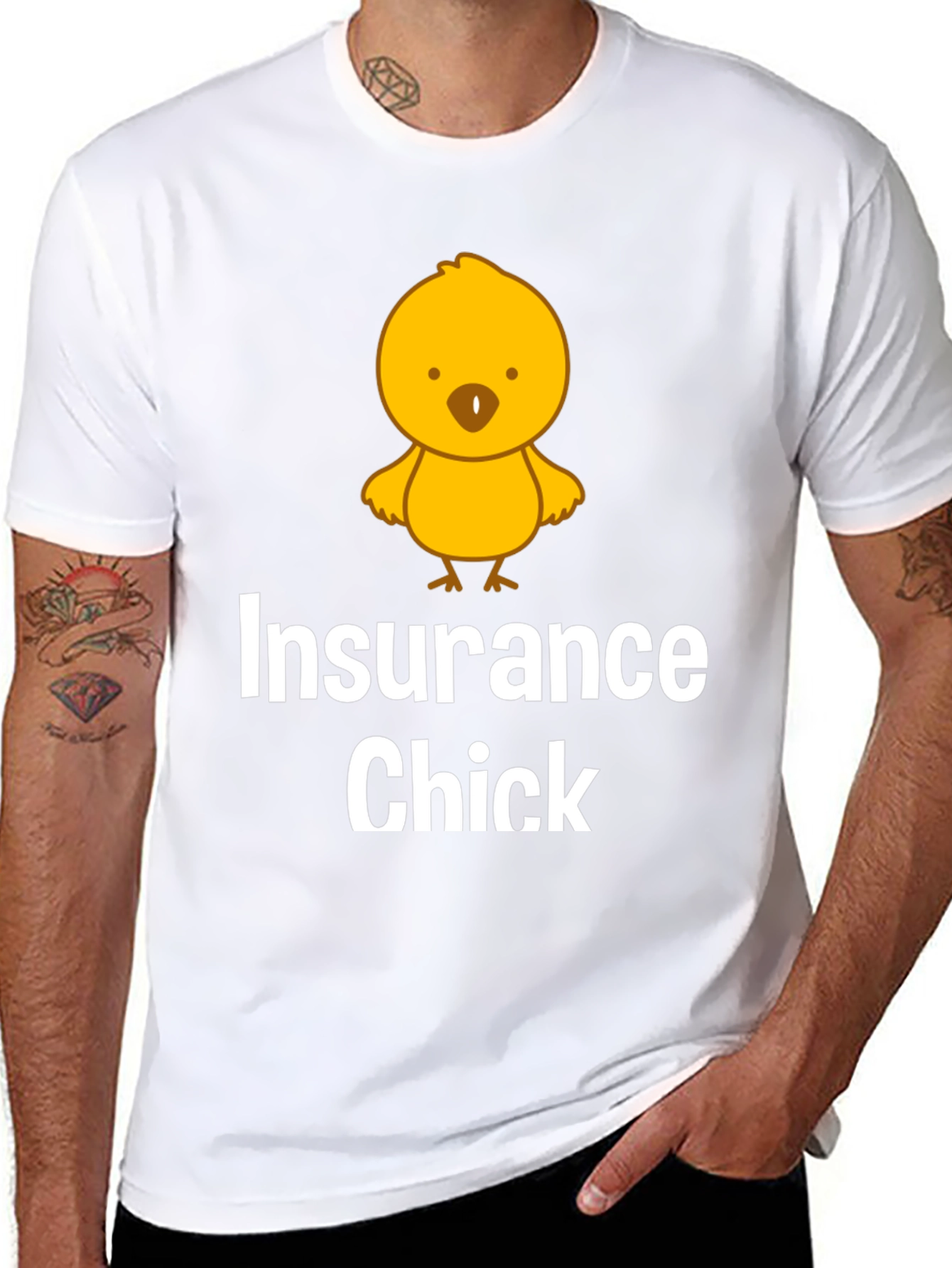 Insurance Chick T-Shirt Funny Gift