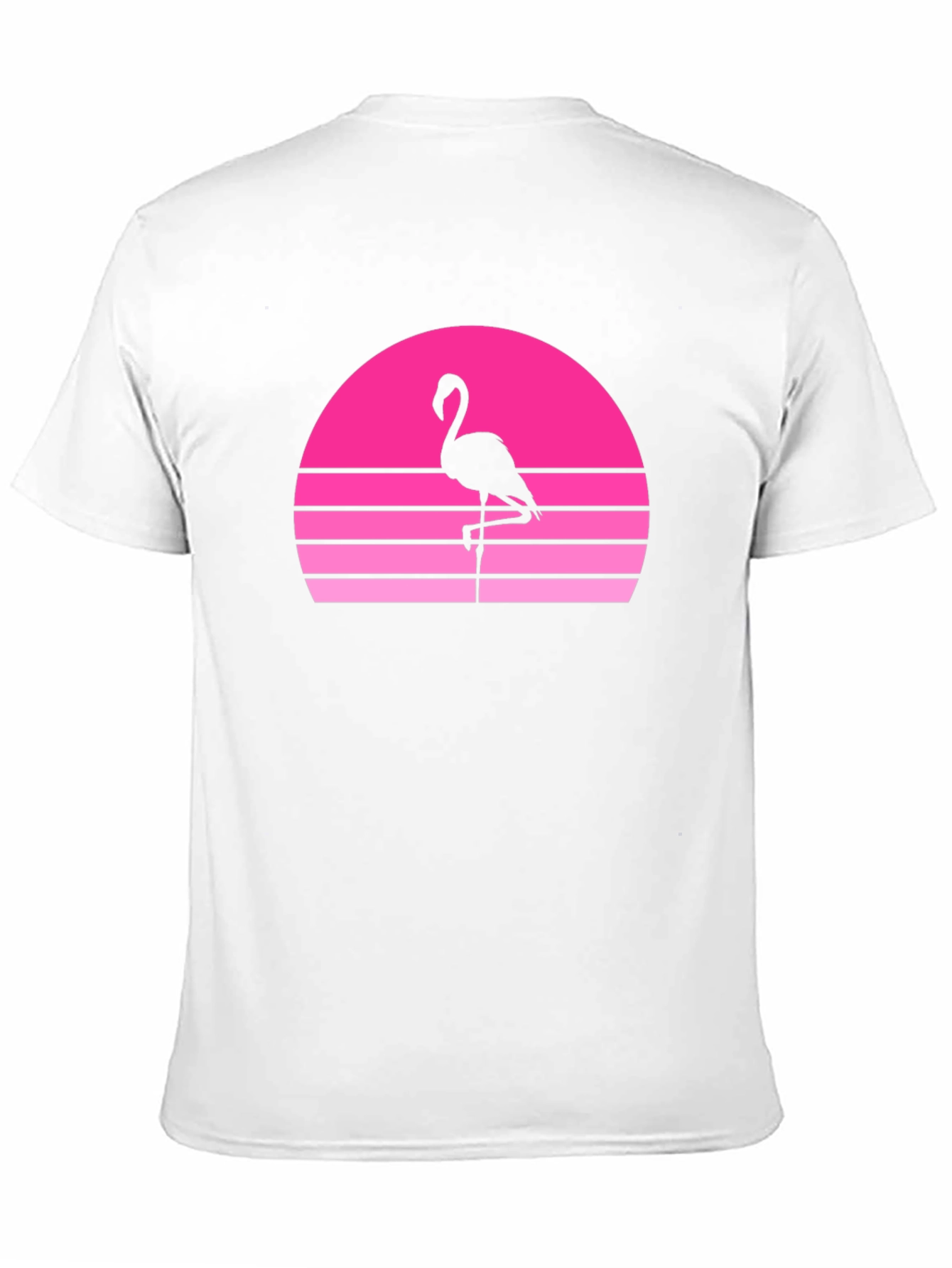 Retro Flamingo Sunset Graphic Tee