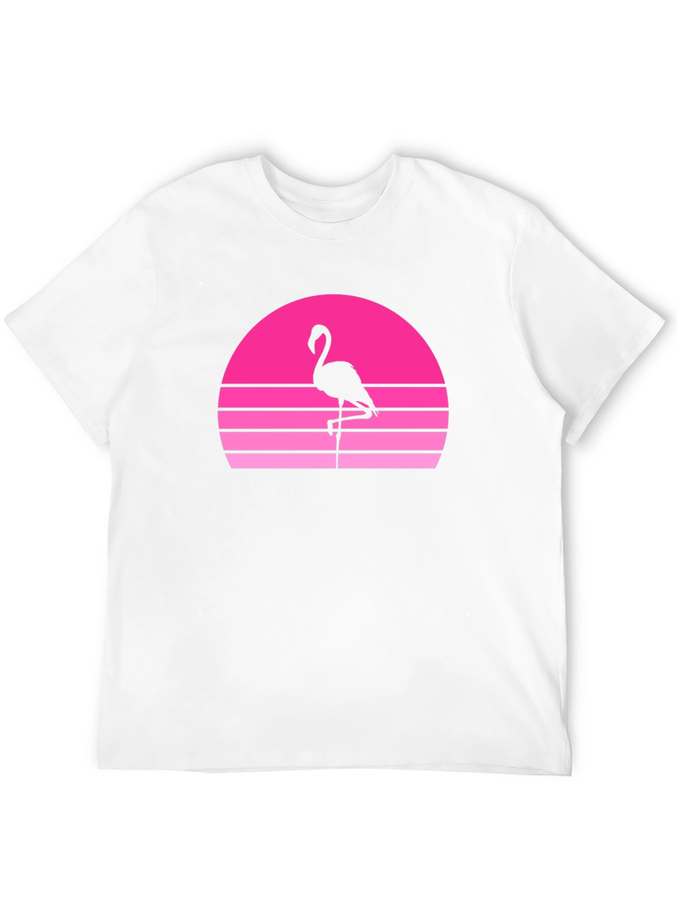 Retro Flamingo Sunset Graphic Tee