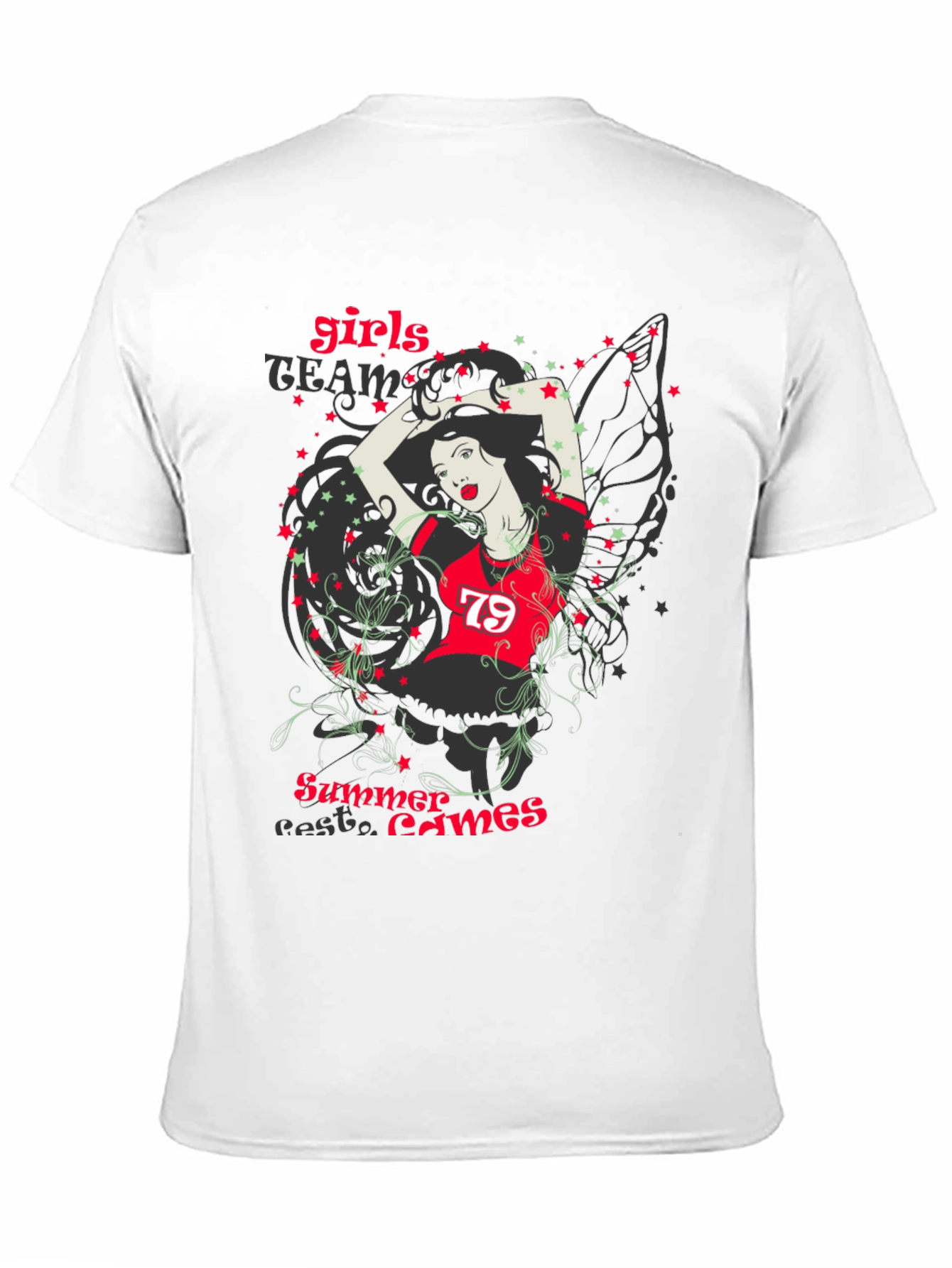 Girls Team Summer Games Graphic T-Shirt