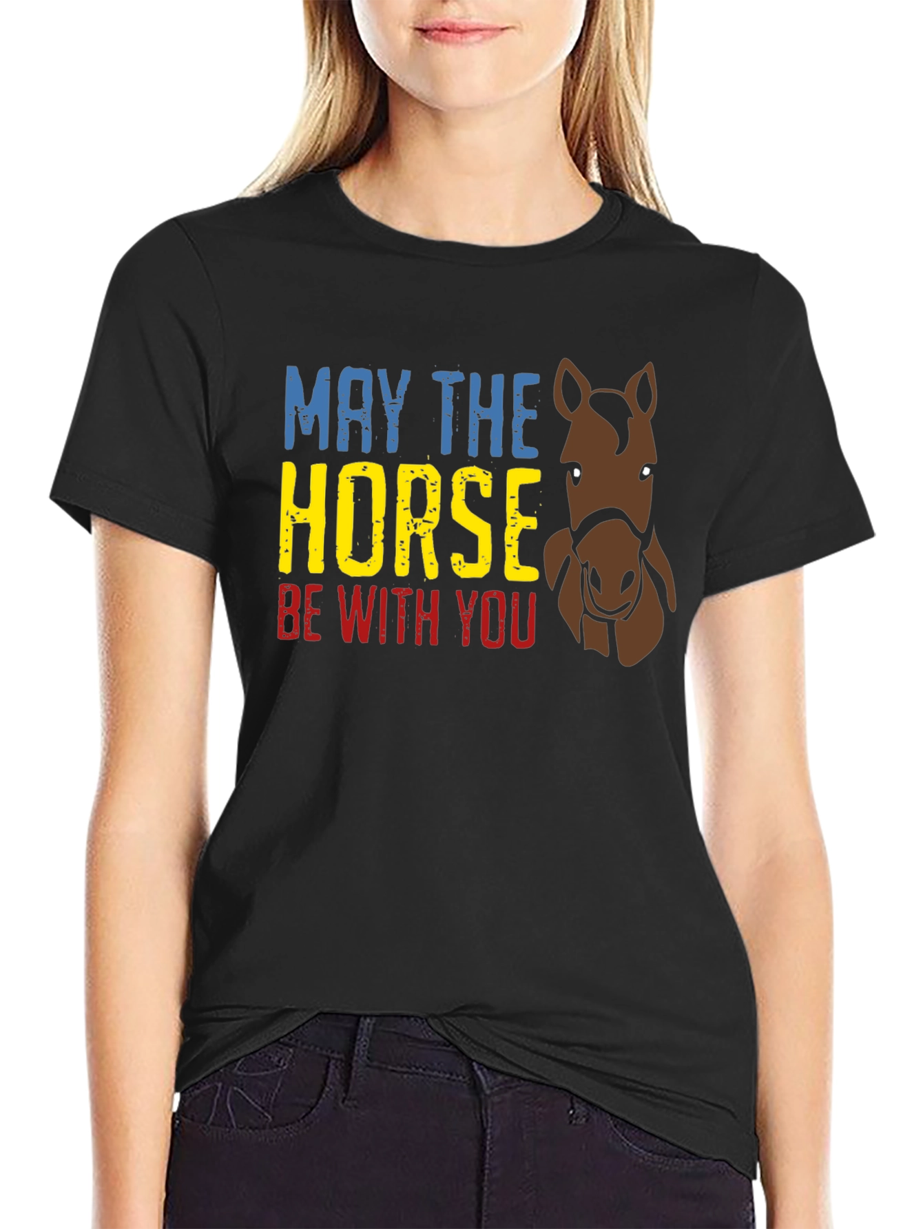 May The Horse Be With You Graphic T-Shirt