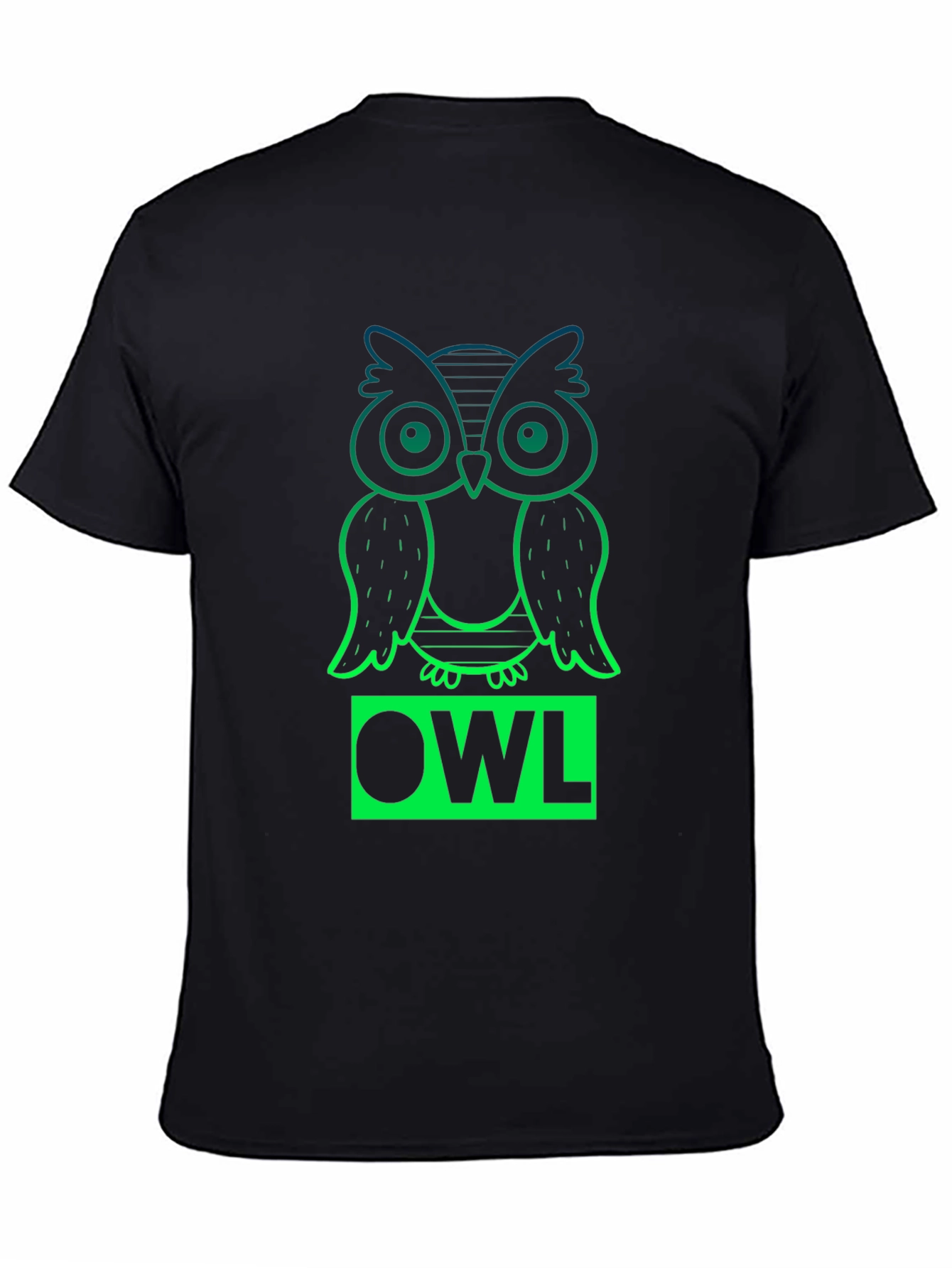 Cool Owl T-Shirt - Gradient Design