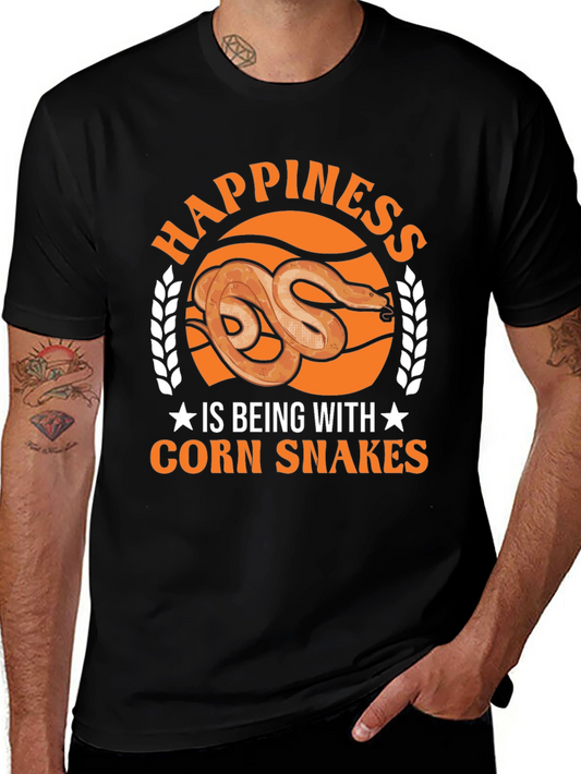 Happiness is Being With Corn Snakes T-Shirt