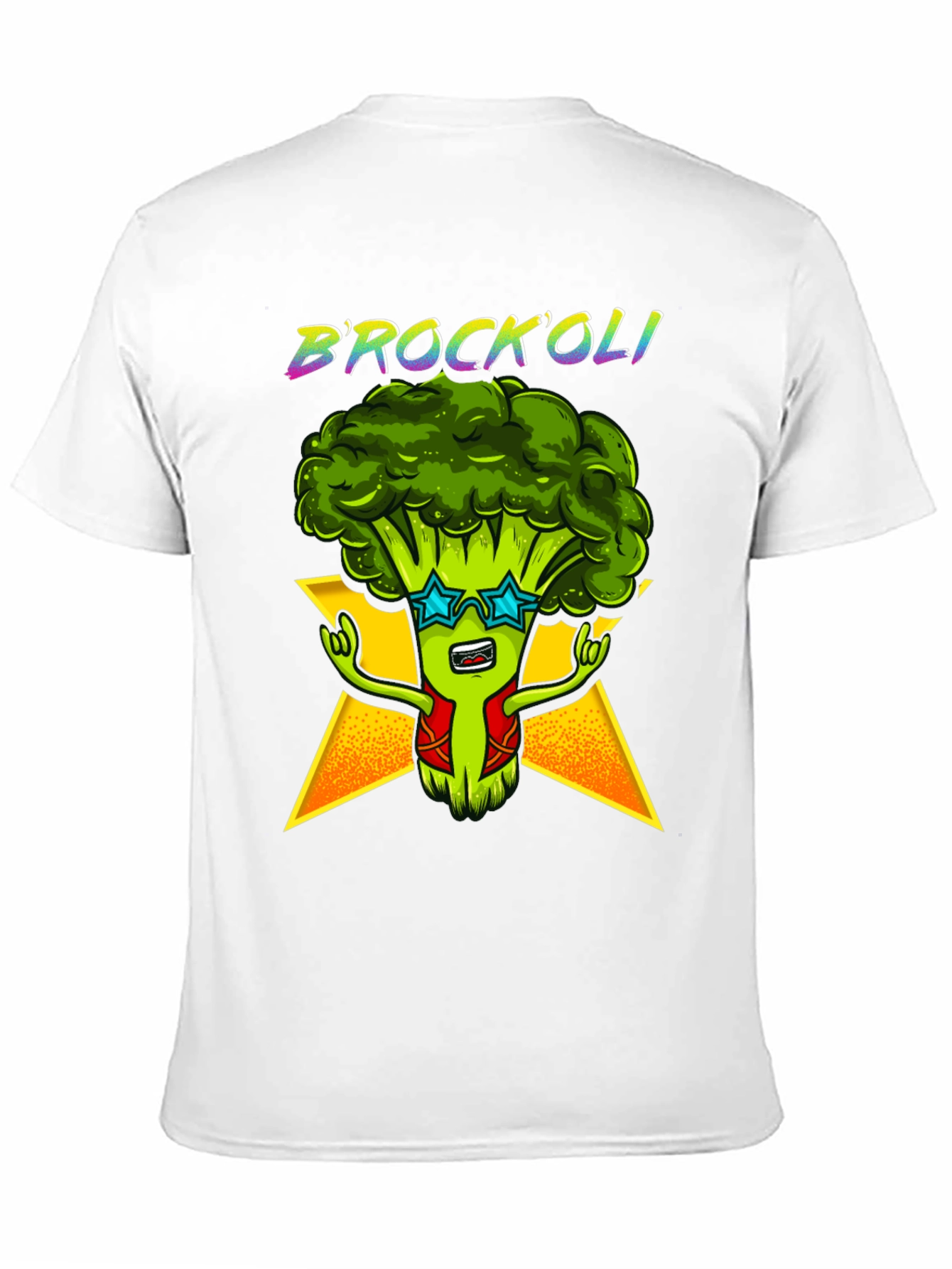 Brockoli Black Graphic T-Shirt