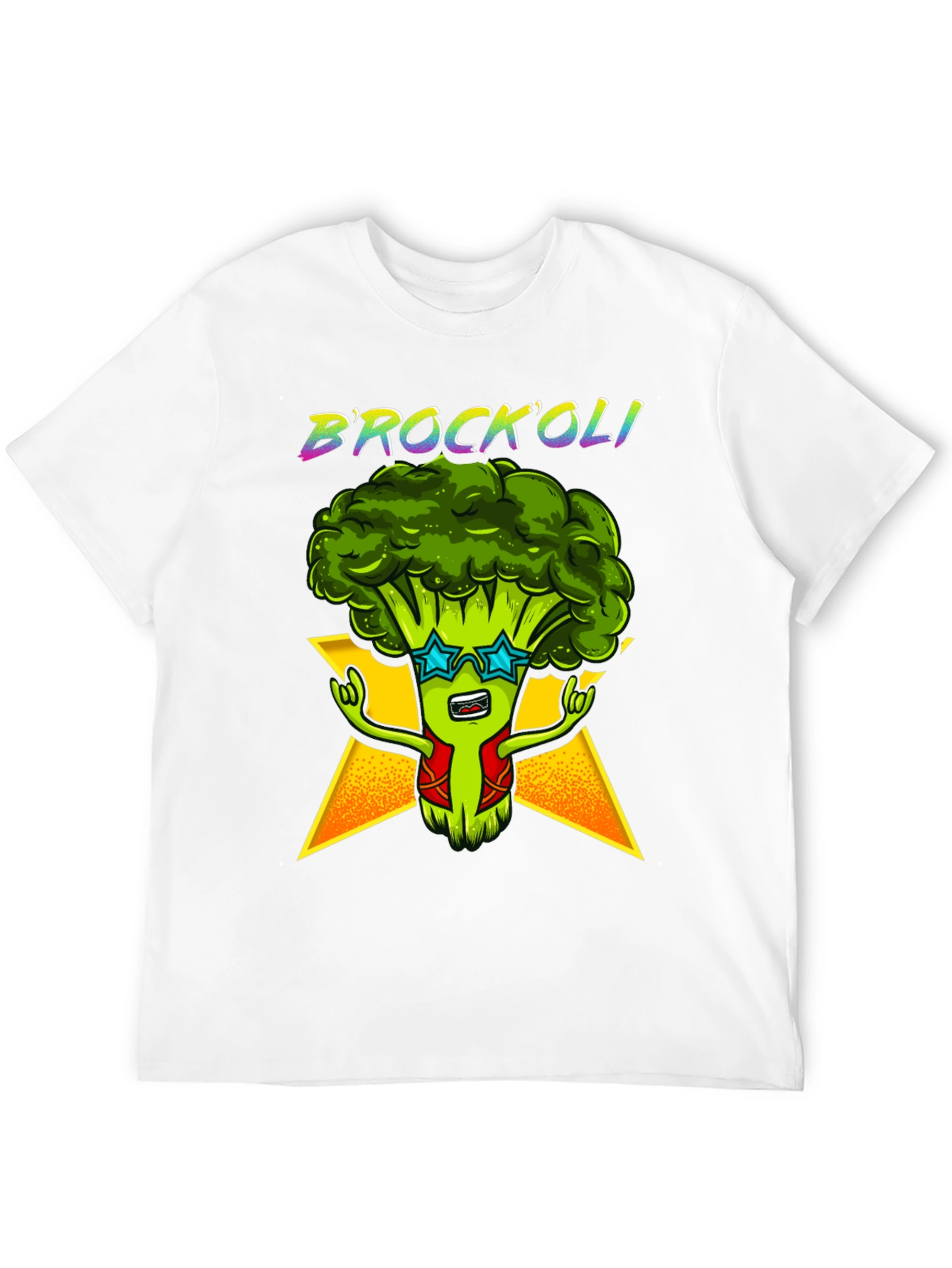 Brockoli Black Graphic T-Shirt