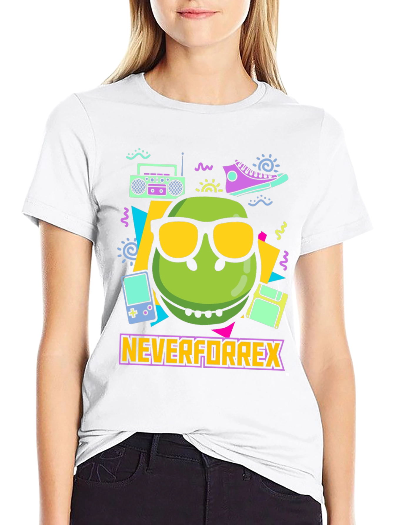 Never For Rex T-Shirt - Retro 90s Vibe