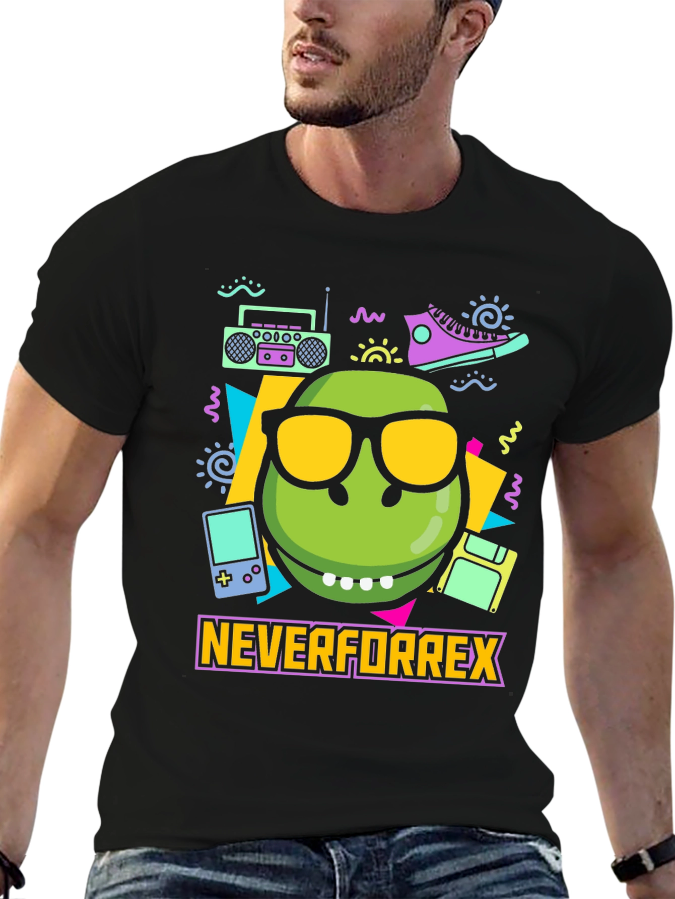 Never For Rex T-Shirt - Retro 90s Vibe