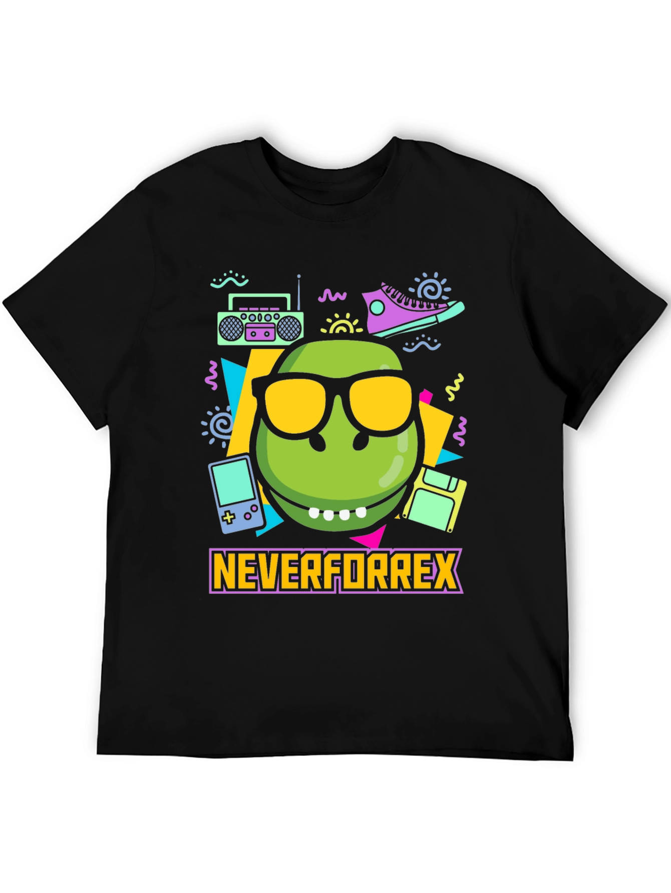 Never For Rex T-Shirt - Retro 90s Vibe
