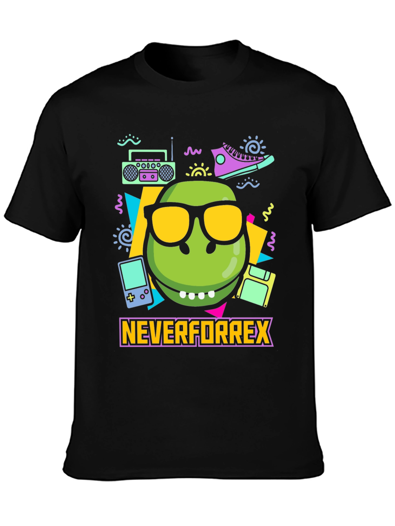 Never For Rex T-Shirt - Retro 90s Vibe