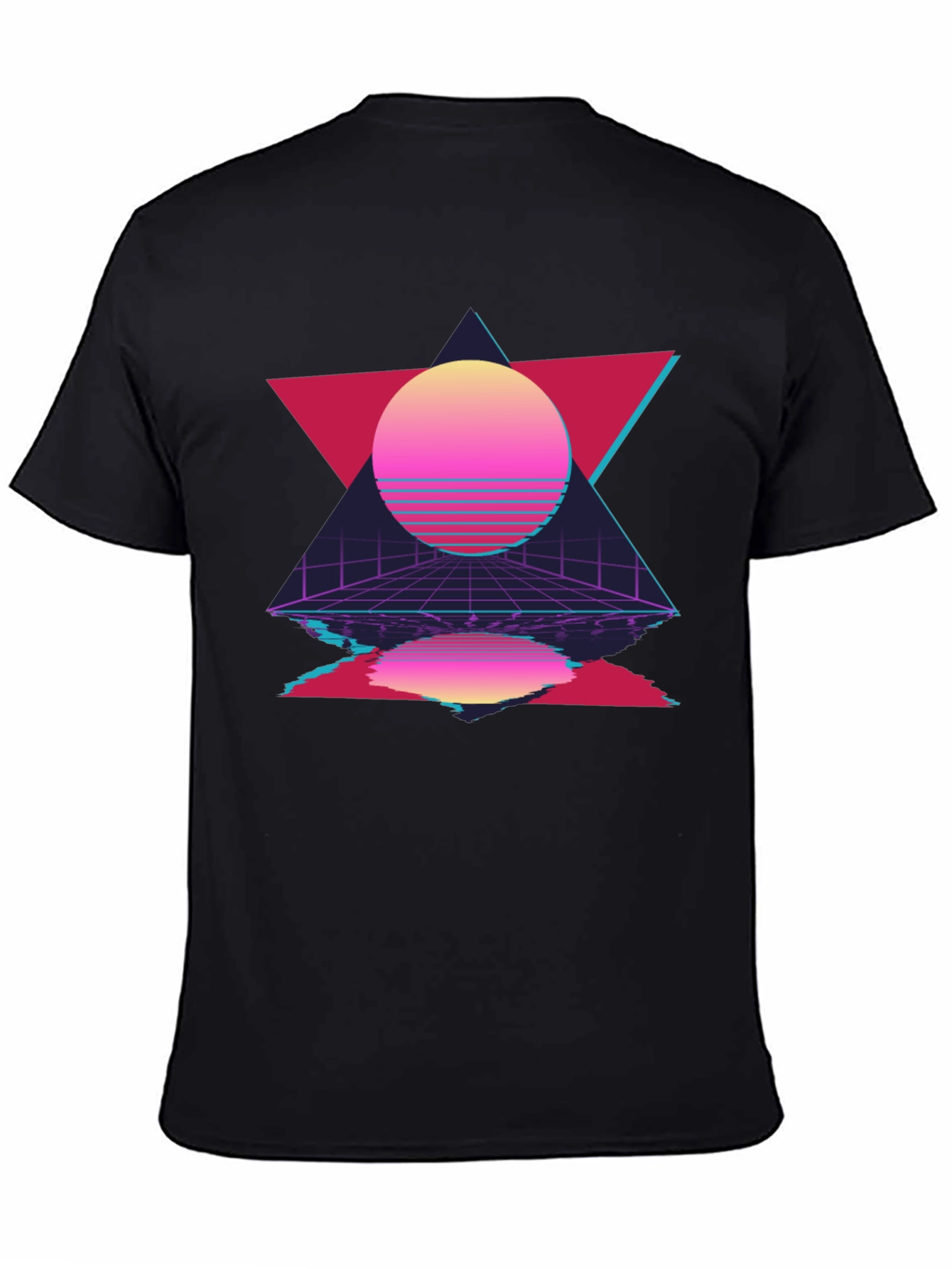 Retro Wave Black T-Shirt