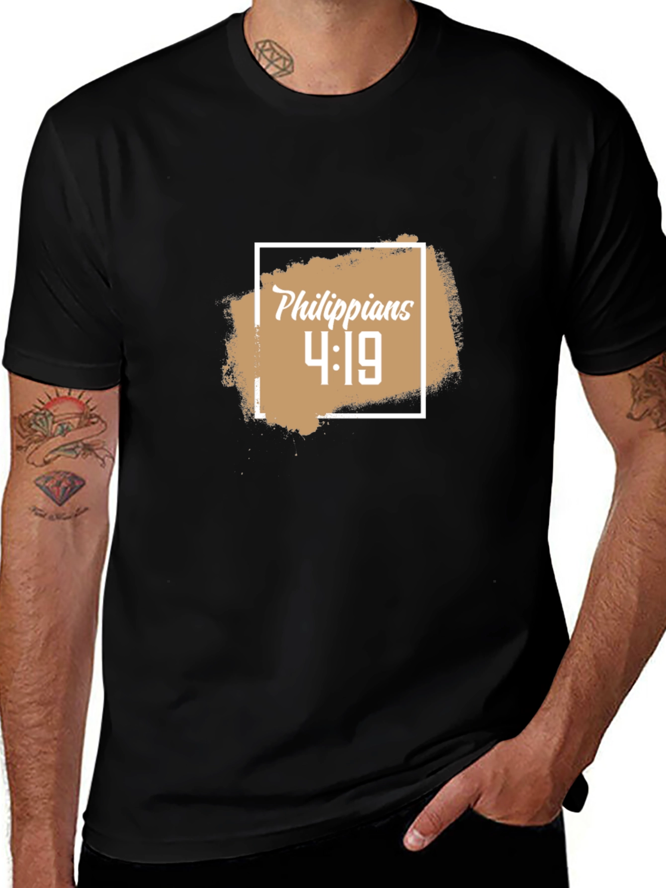 Philippians 4:19 Graphic Tee - Stylish Christian Apparel