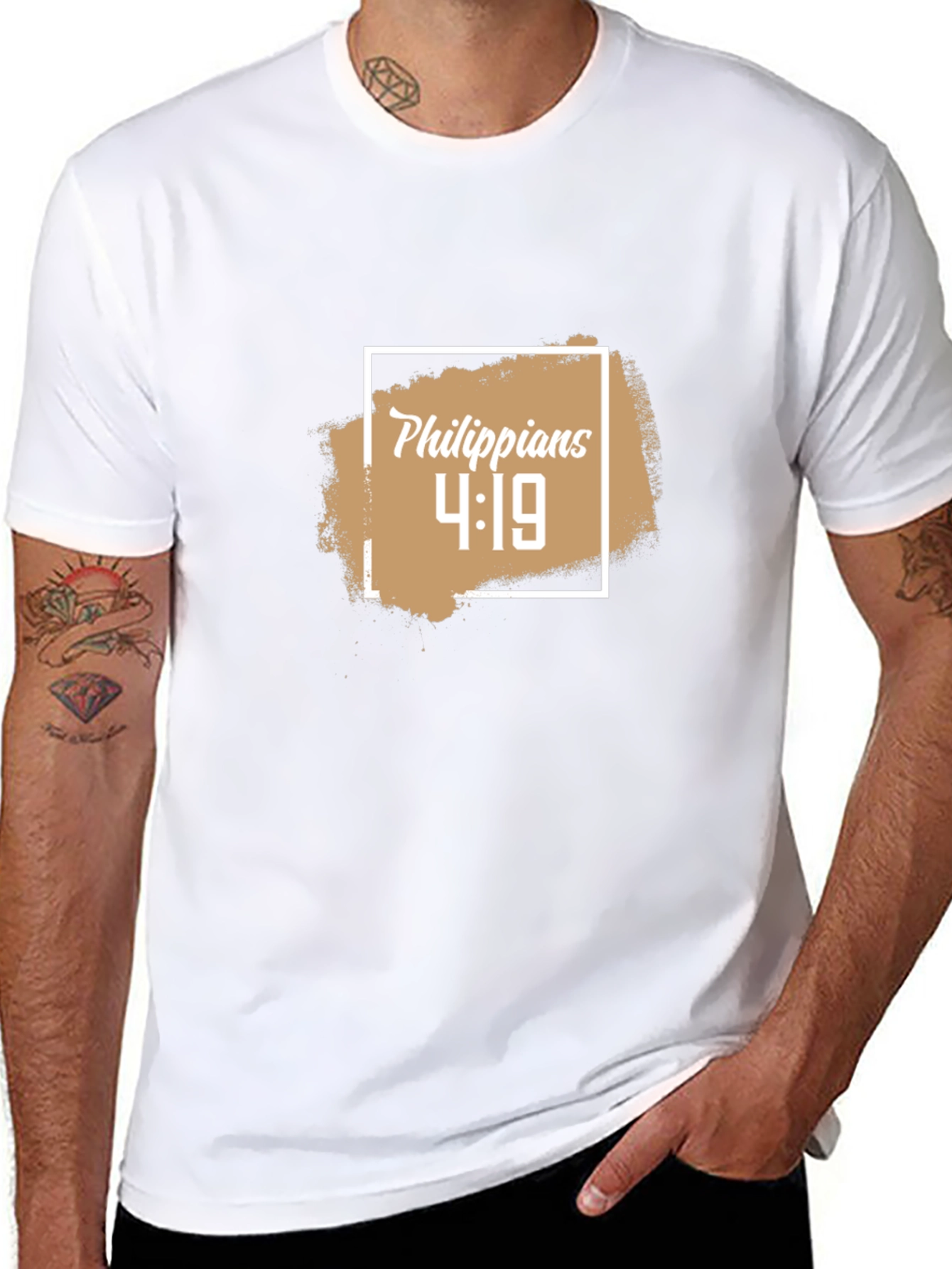Philippians 4:19 Graphic Tee - Stylish Christian Apparel