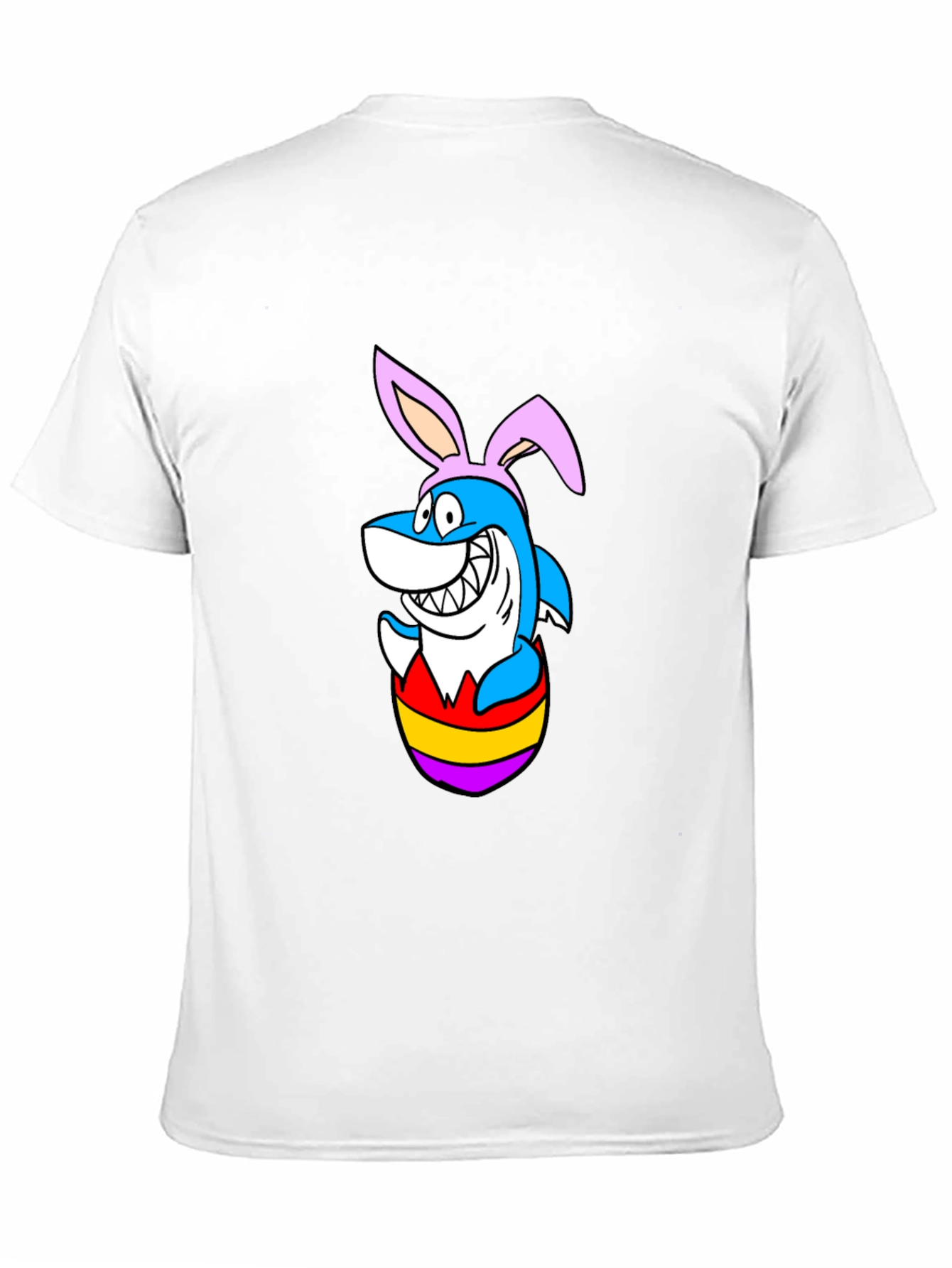 Easter Shark T-Shirt - Bunny Ears Cartoon