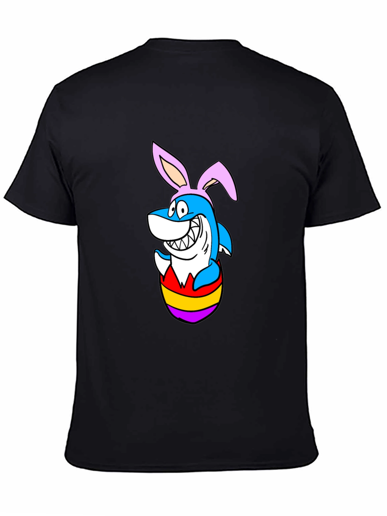 Easter Shark T-Shirt - Bunny Ears Cartoon
