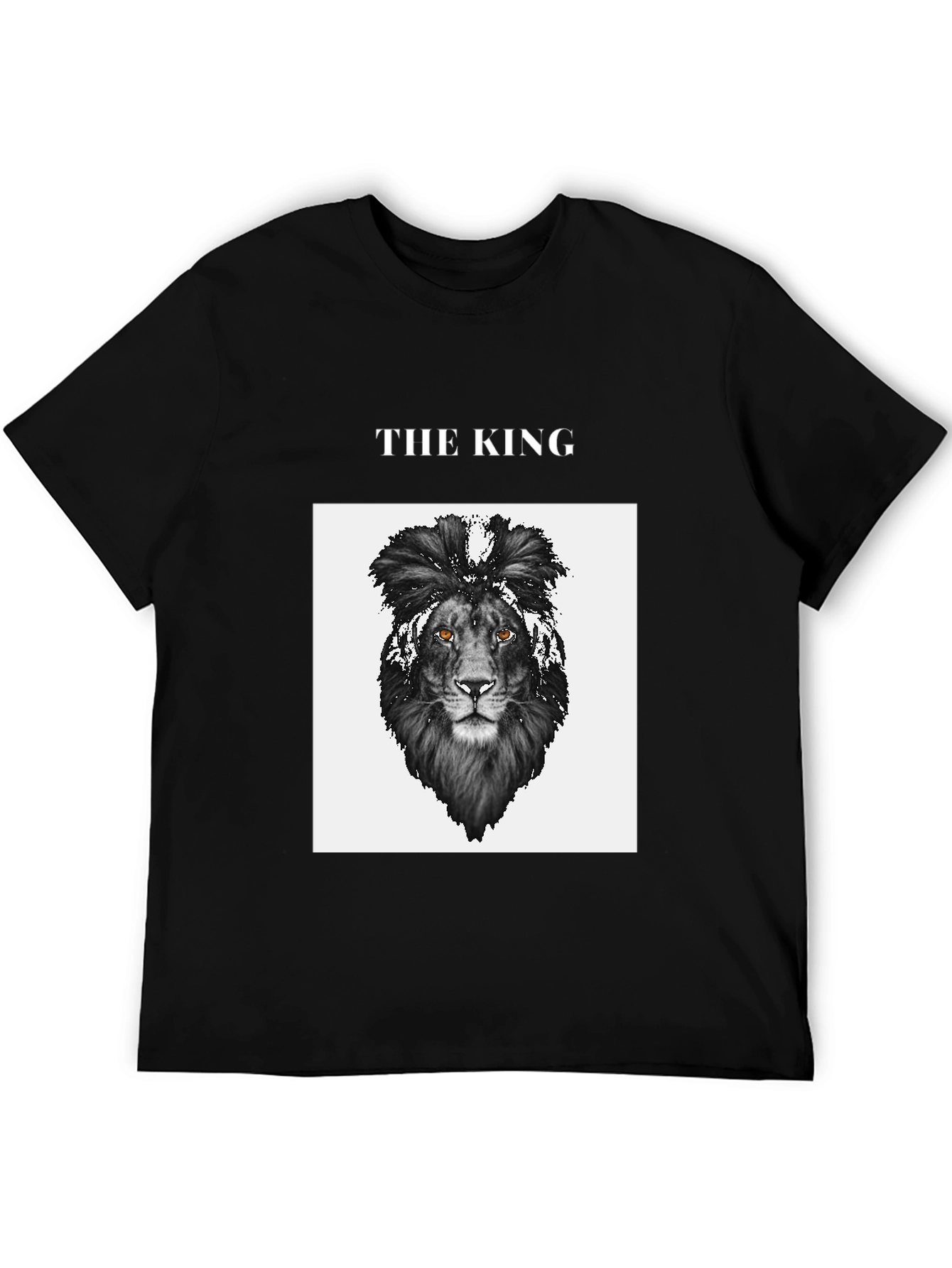 The King Lion Graphic Tee - Black
