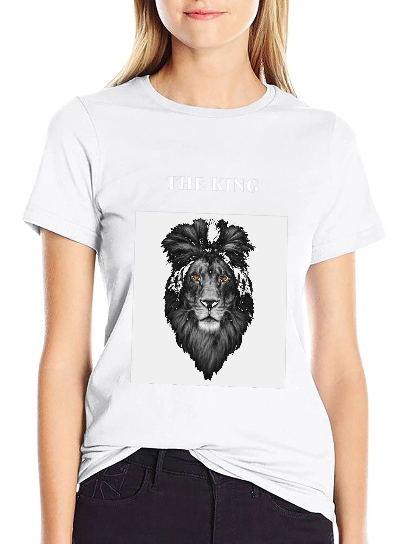 The King Lion Graphic Tee - Black