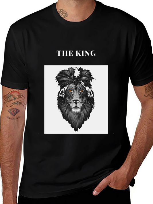 The King Lion Graphic Tee - Black