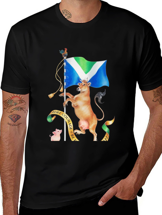 Vegan Animal Rights Graphic T-Shirt - Black