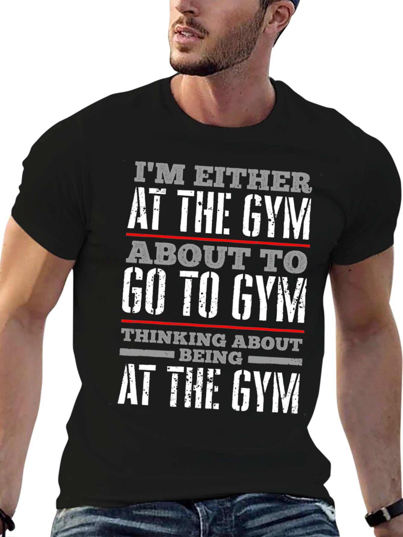Gym Lover Graphic Tee - Workout Motivation Shirt