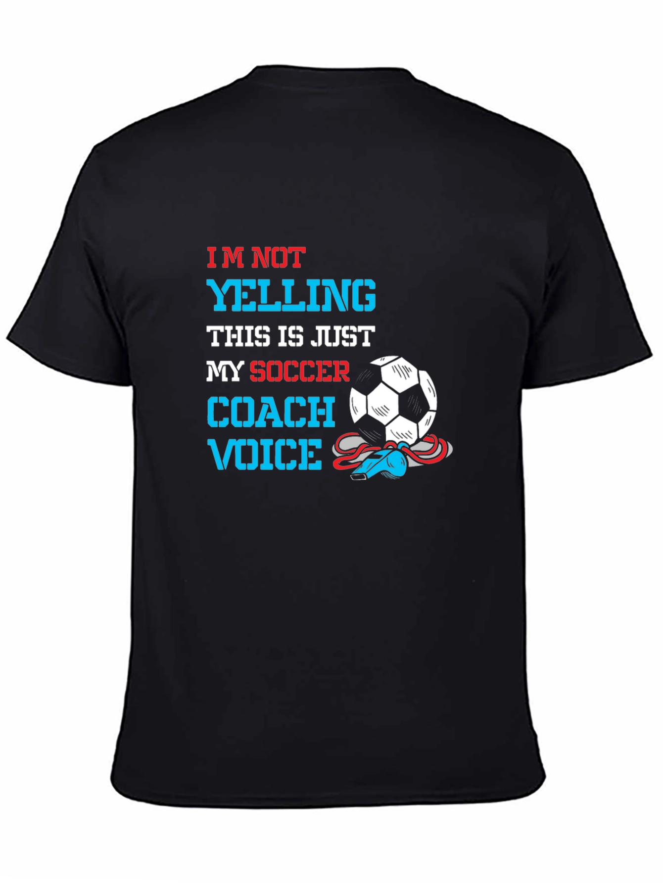 Soccer Coach Voice T-Shirt - Novelty Graphic Tee