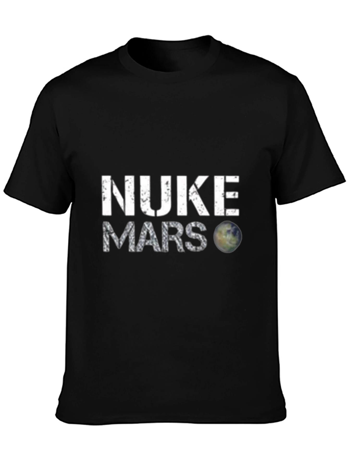 Nuke Mars Graphic T-Shirt - Novelty Space Tee