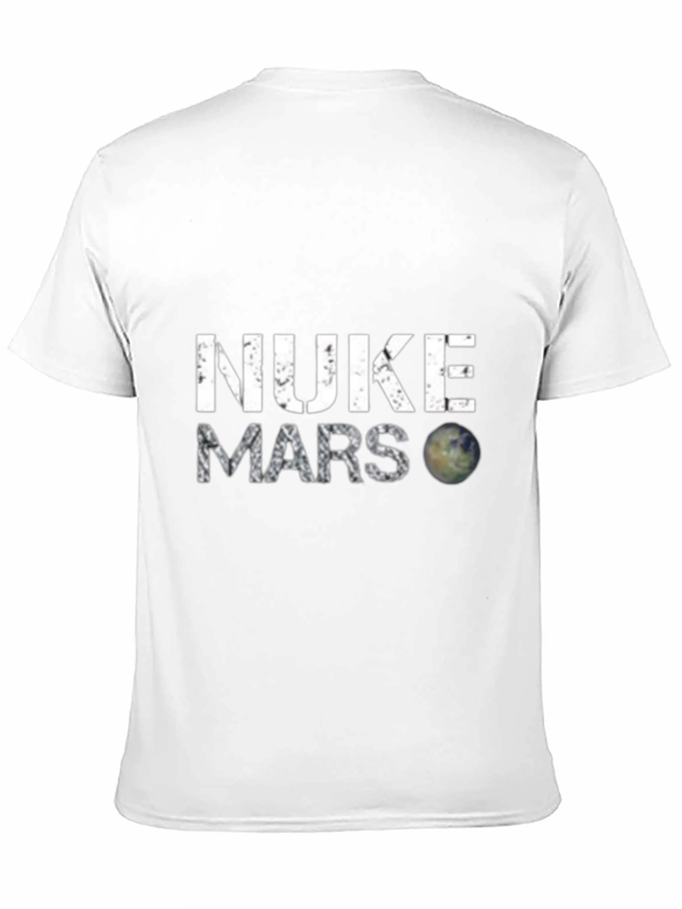 Nuke Mars Graphic T-Shirt - Novelty Space Tee