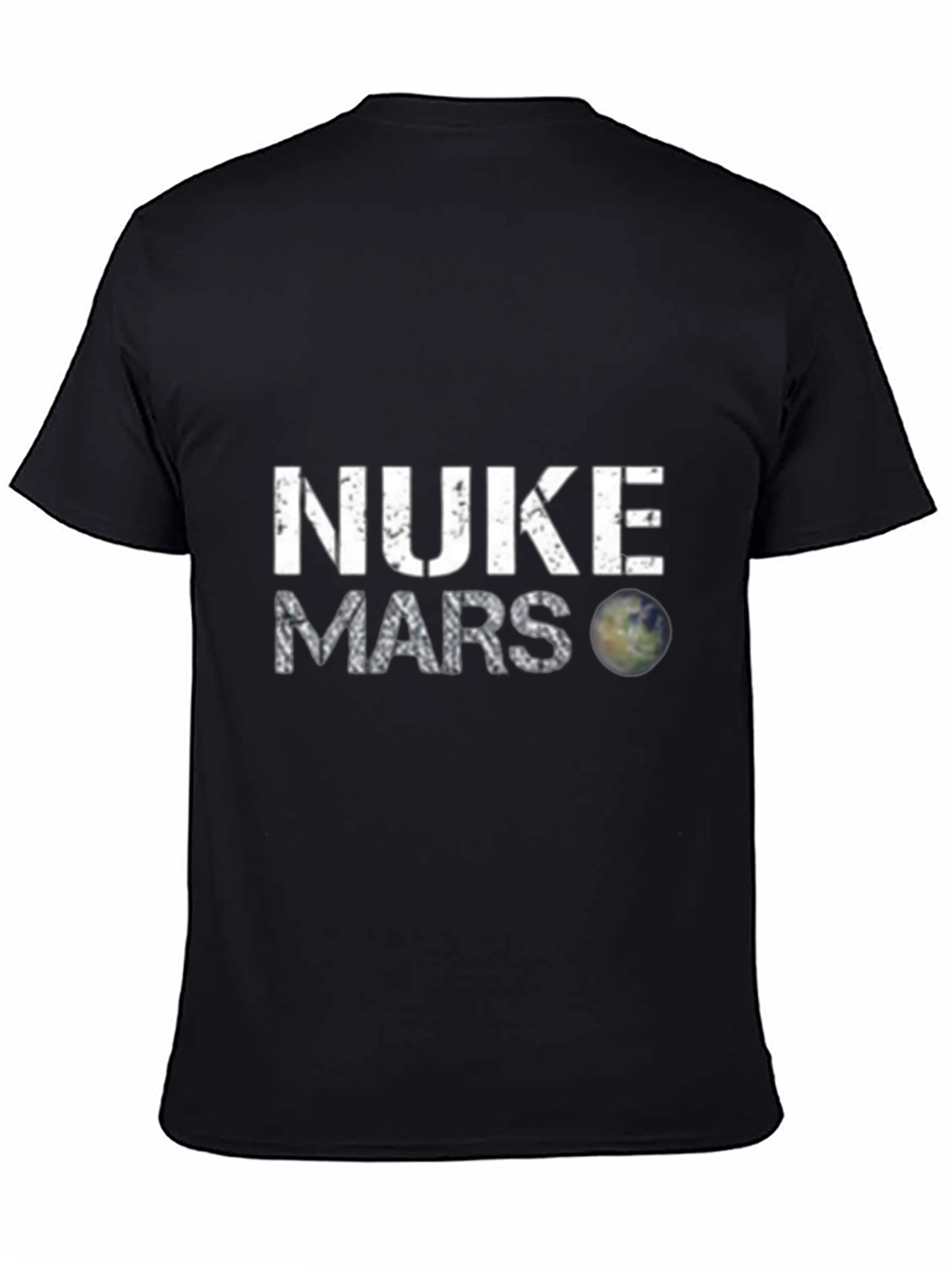 Nuke Mars Graphic T-Shirt - Novelty Space Tee