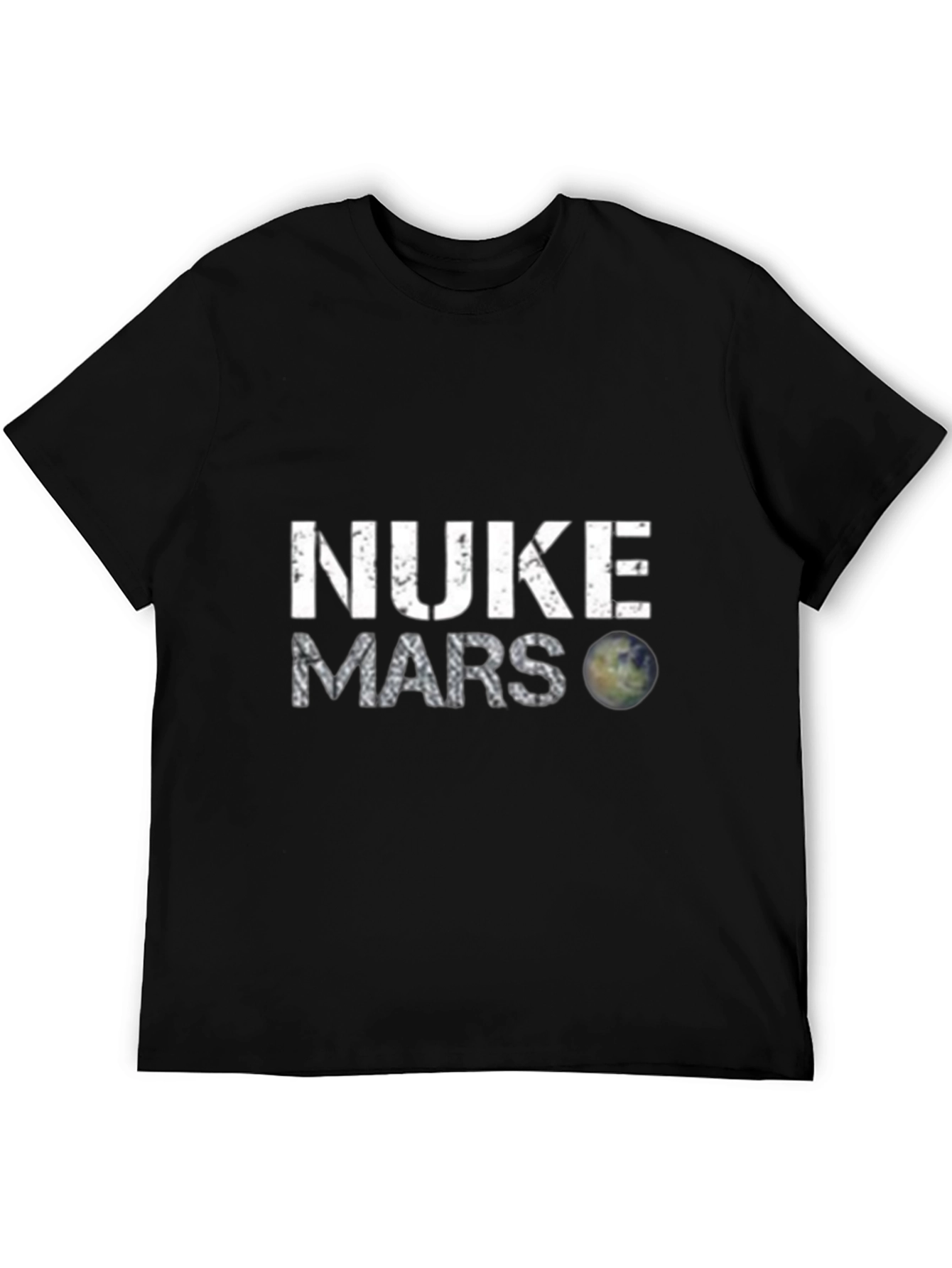 Nuke Mars Graphic T-Shirt - Novelty Space Tee
