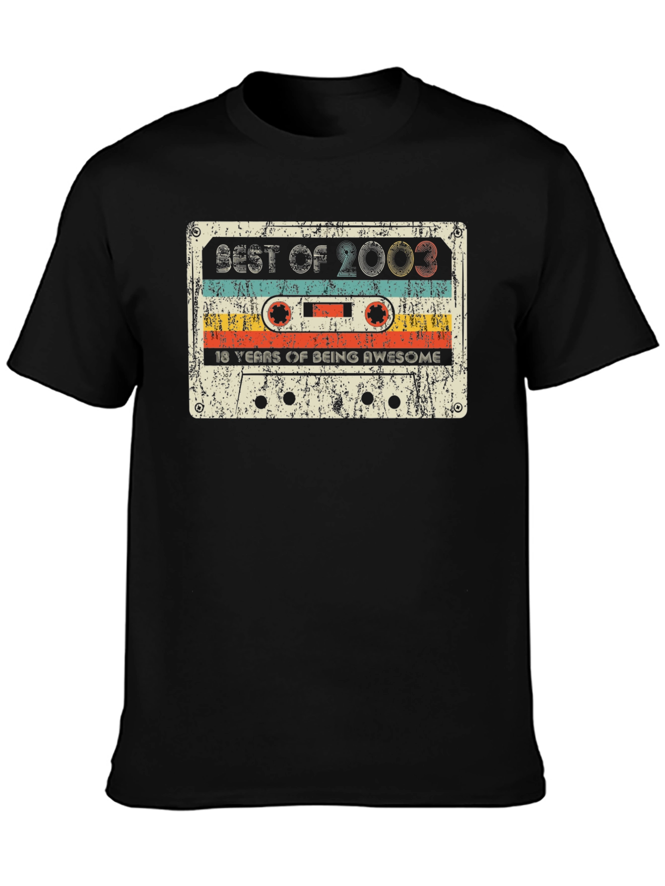 Best of 2003 Cassette Tape 18th Birthday T-Shirt